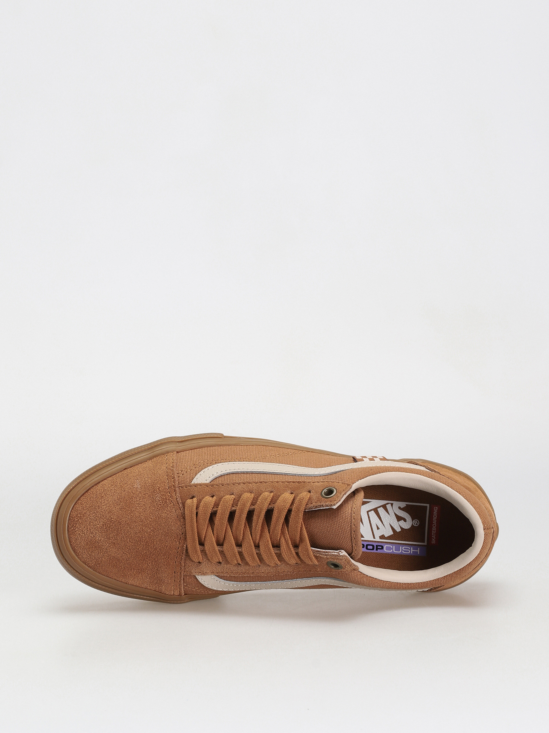 Vans Skate Old Skool Cipők (light brown/gum)