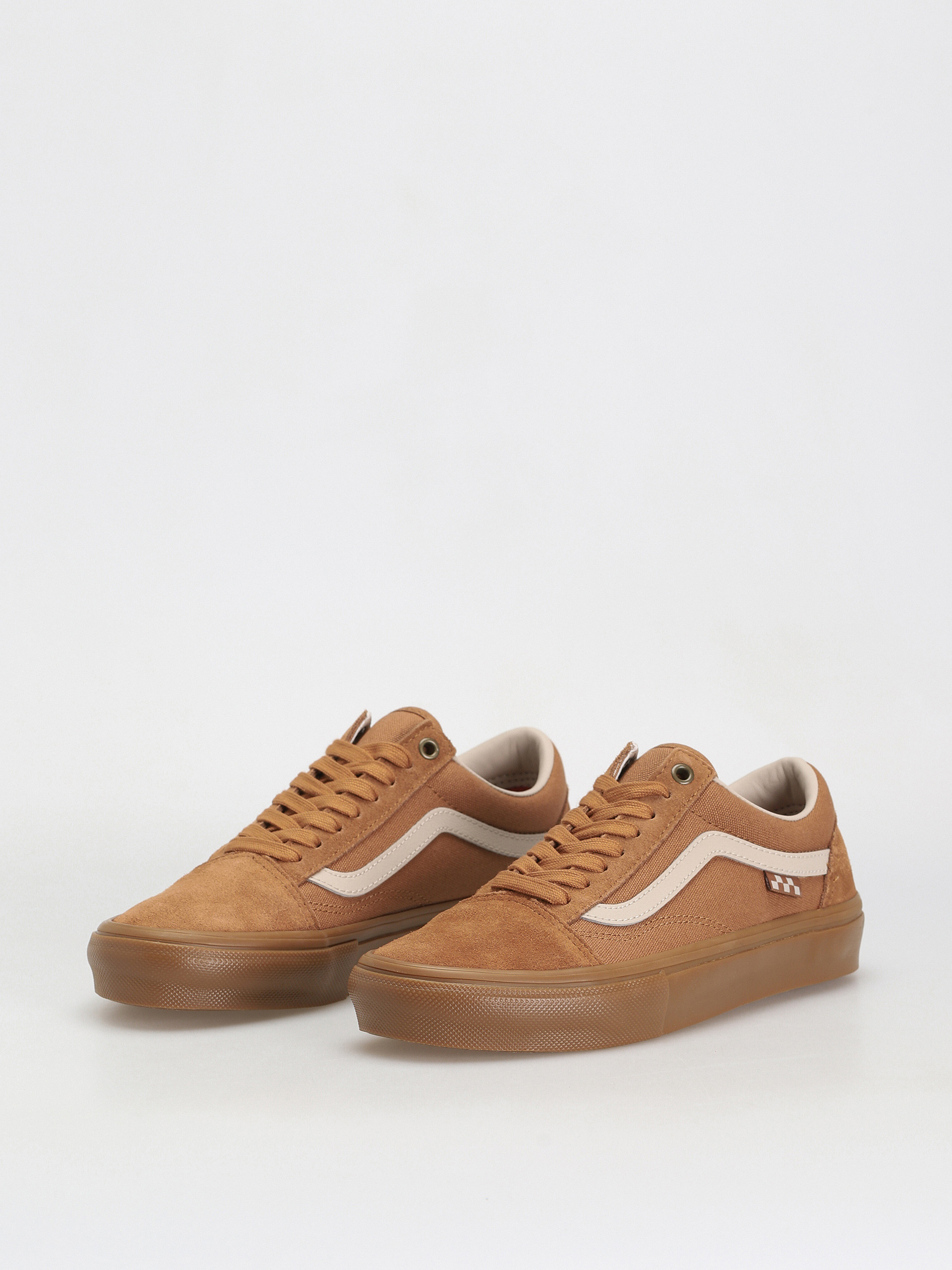 Vans Skate Old Skool Cipők (light brown/gum)