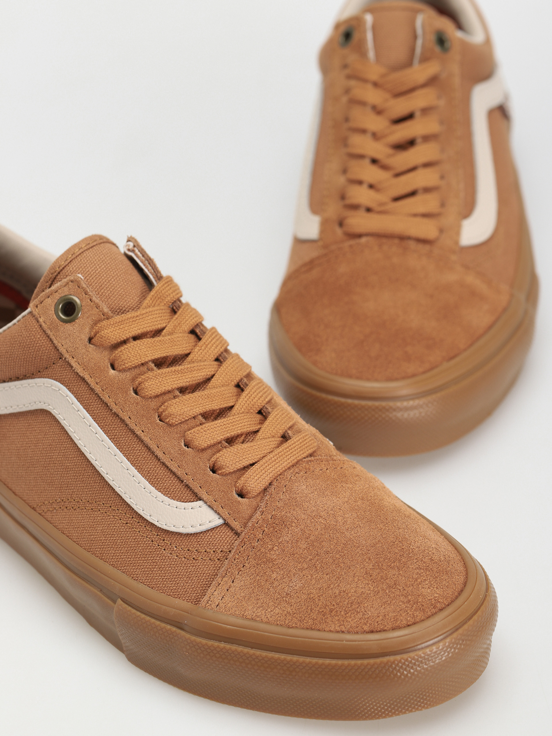 Vans Skate Old Skool Cipők (light brown/gum)