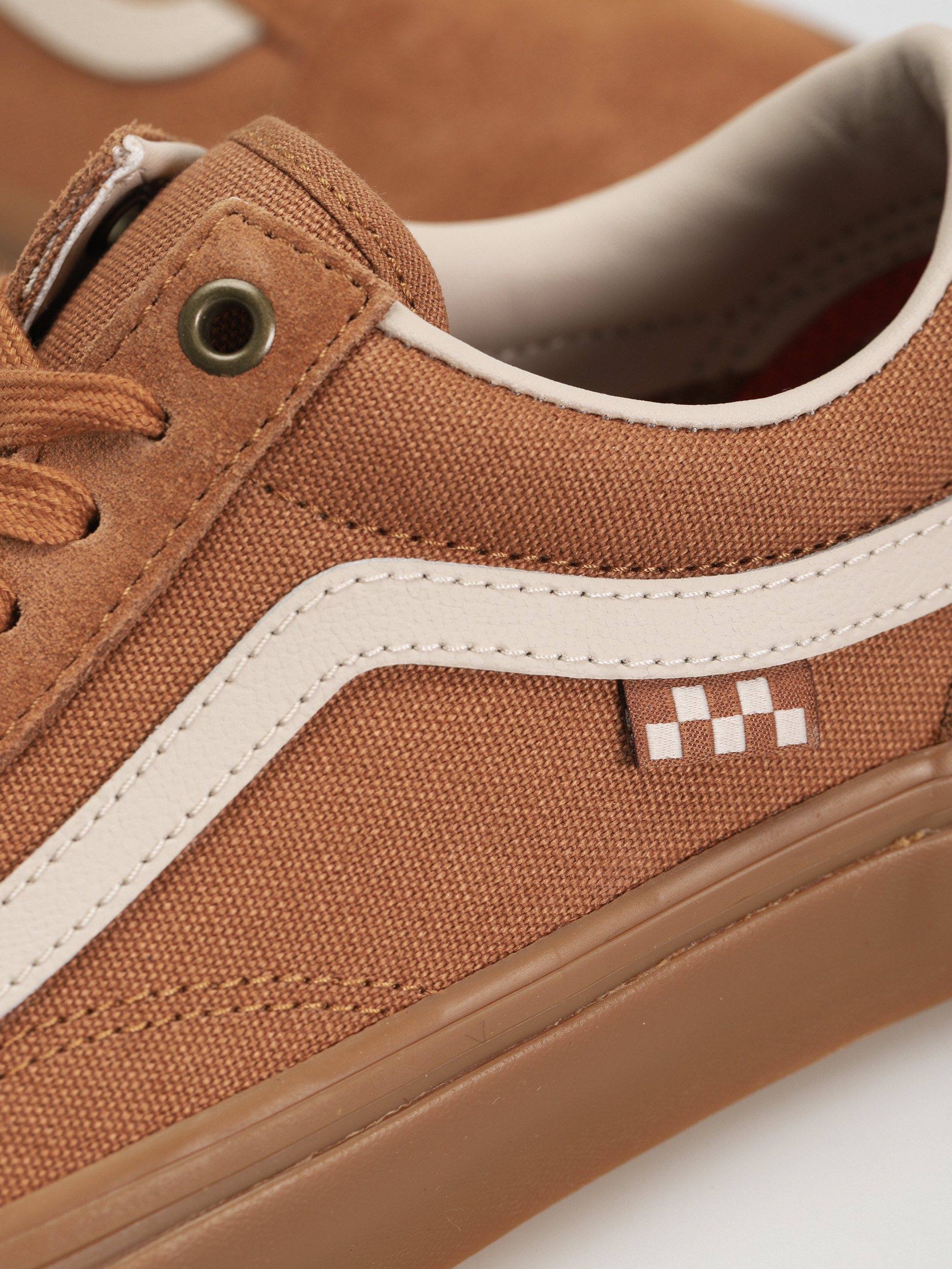 Vans Skate Old Skool Cipők (light brown/gum)