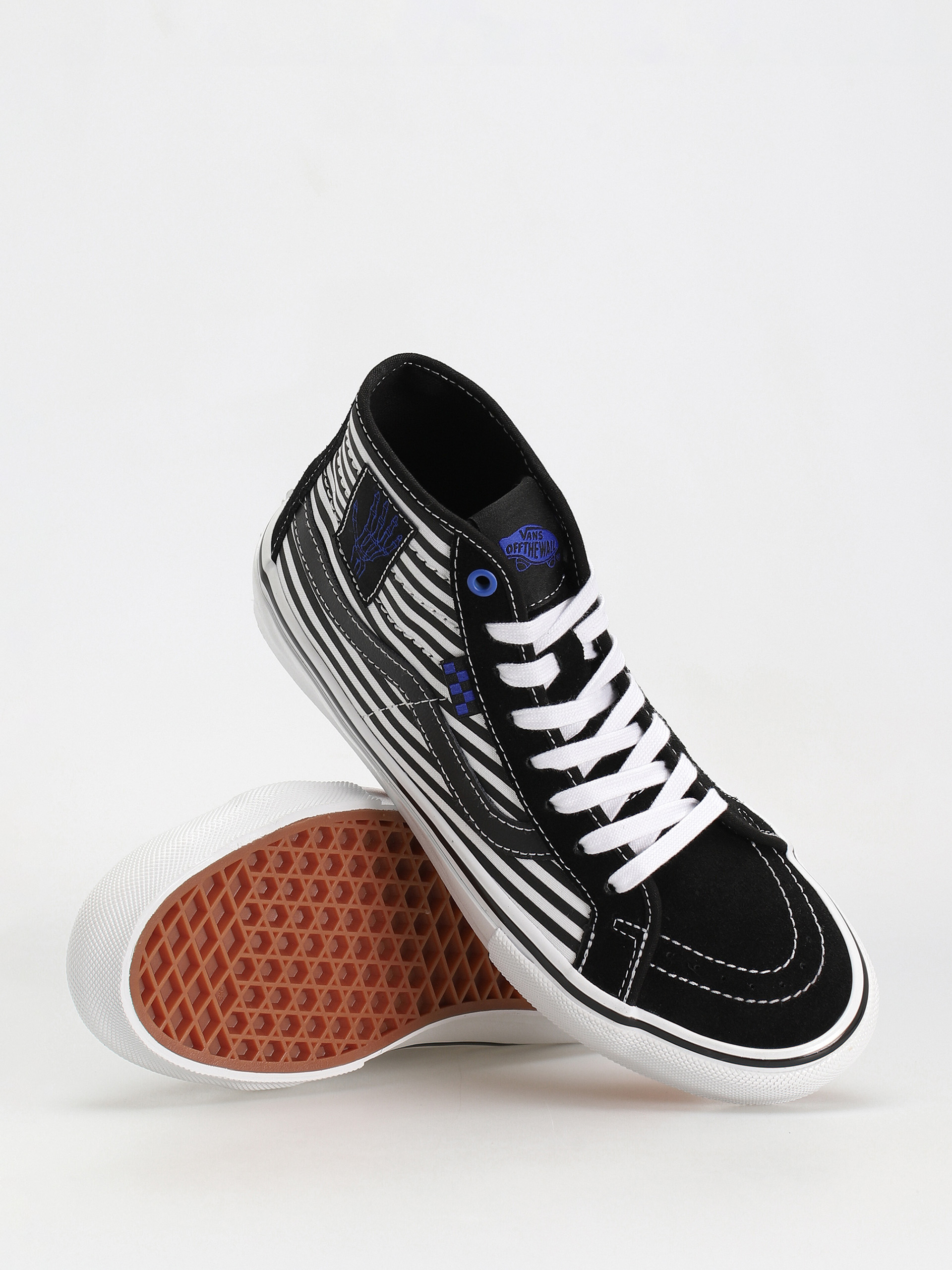 Vans Skate Sk8 Hi Decon Cipők (breana geering black/white)