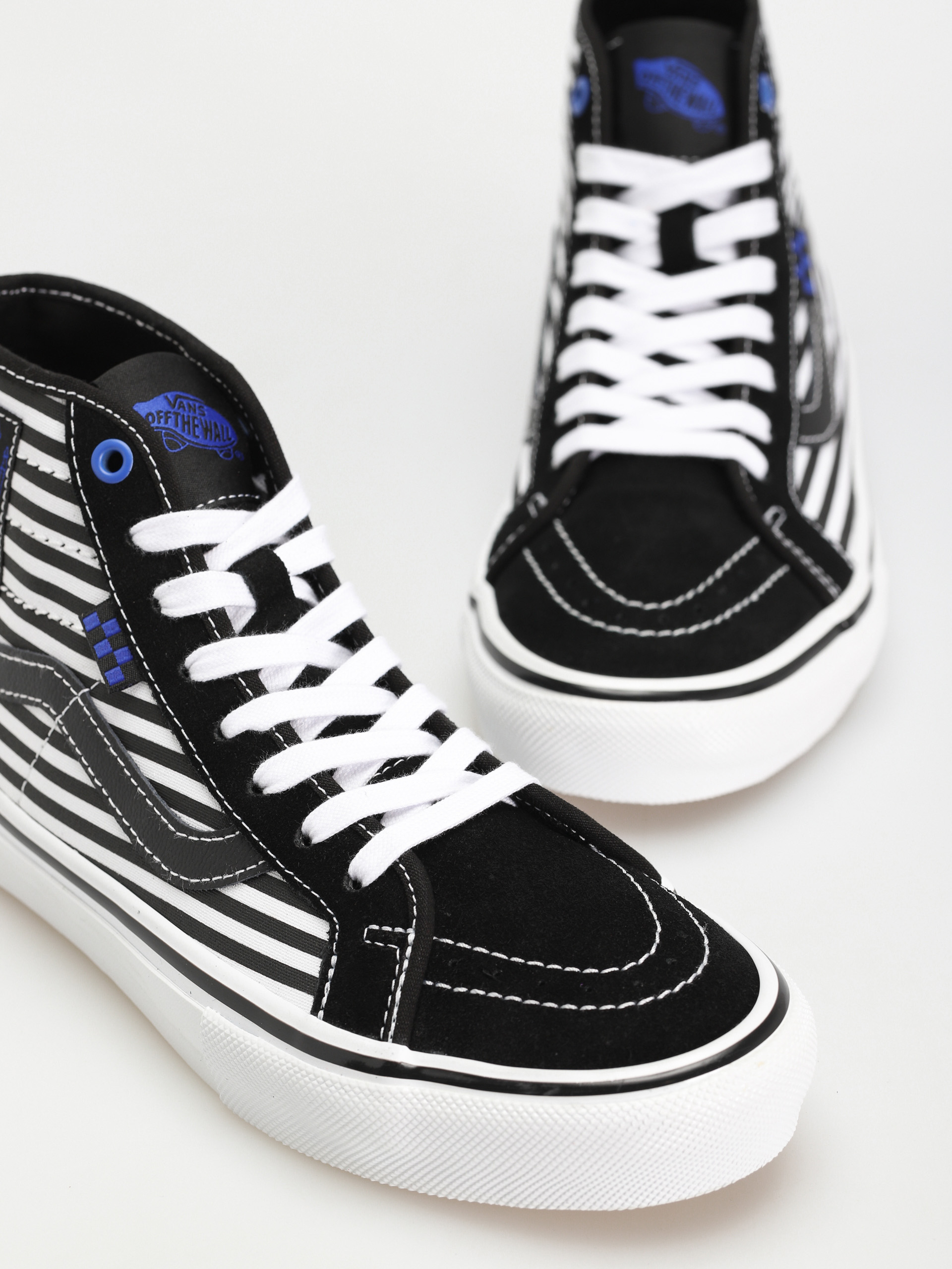 Vans Skate Sk8 Hi Decon Cipők (breana geering black/white)