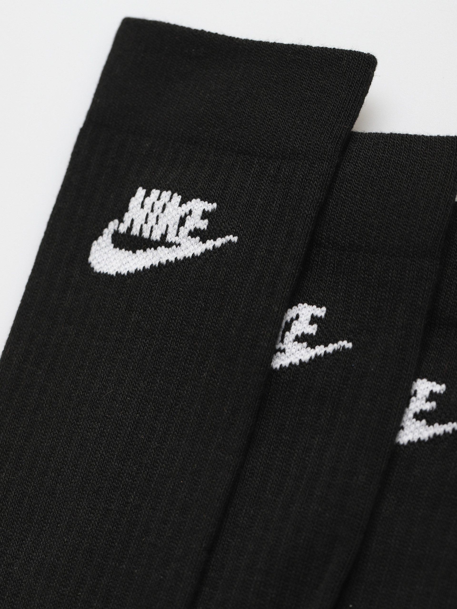 Nike SB Everyday Essential Crew 3pk Zokni (black/white)