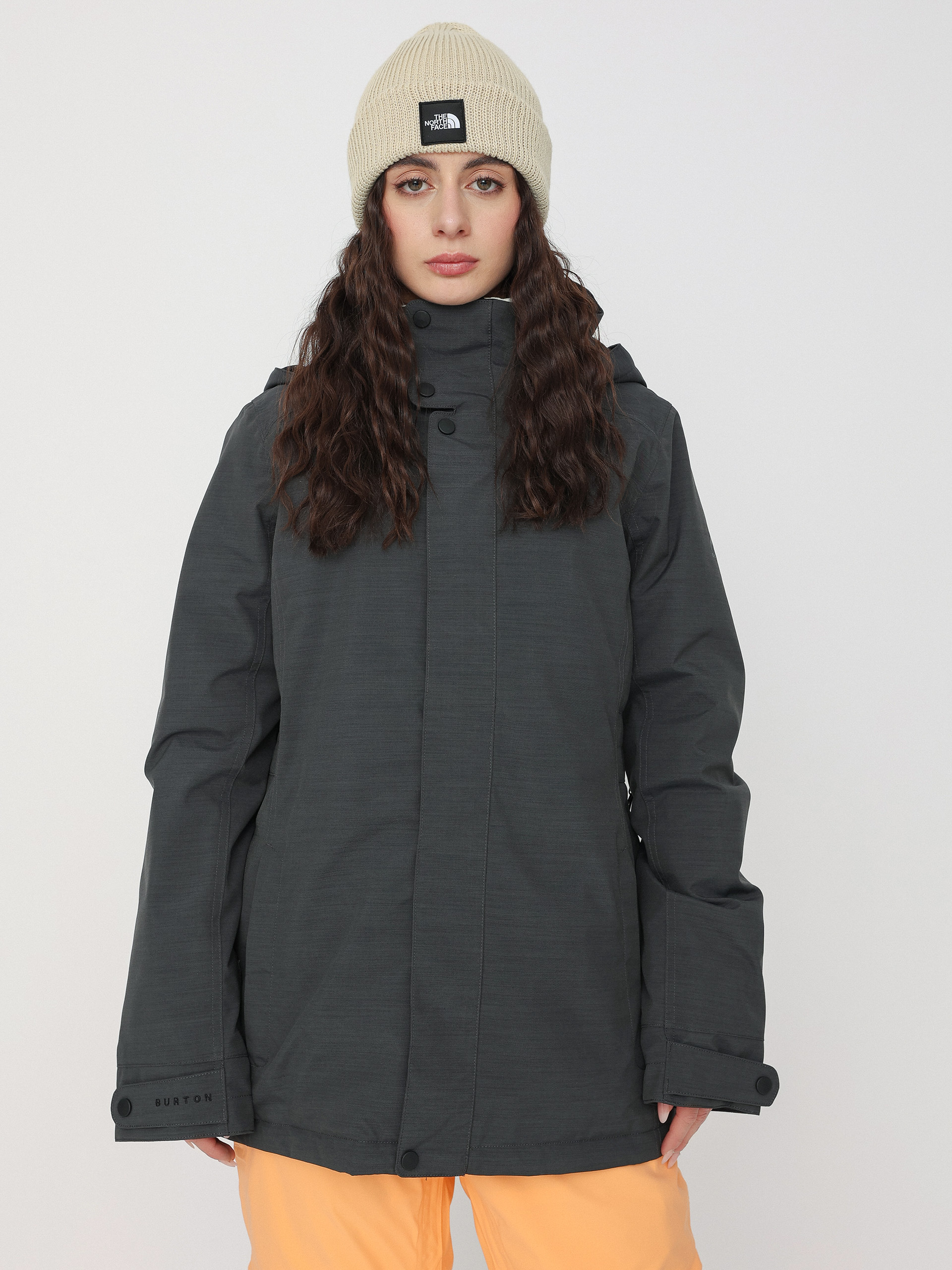 Női Burton Jet Set Snowboard dzseki (true black heather)