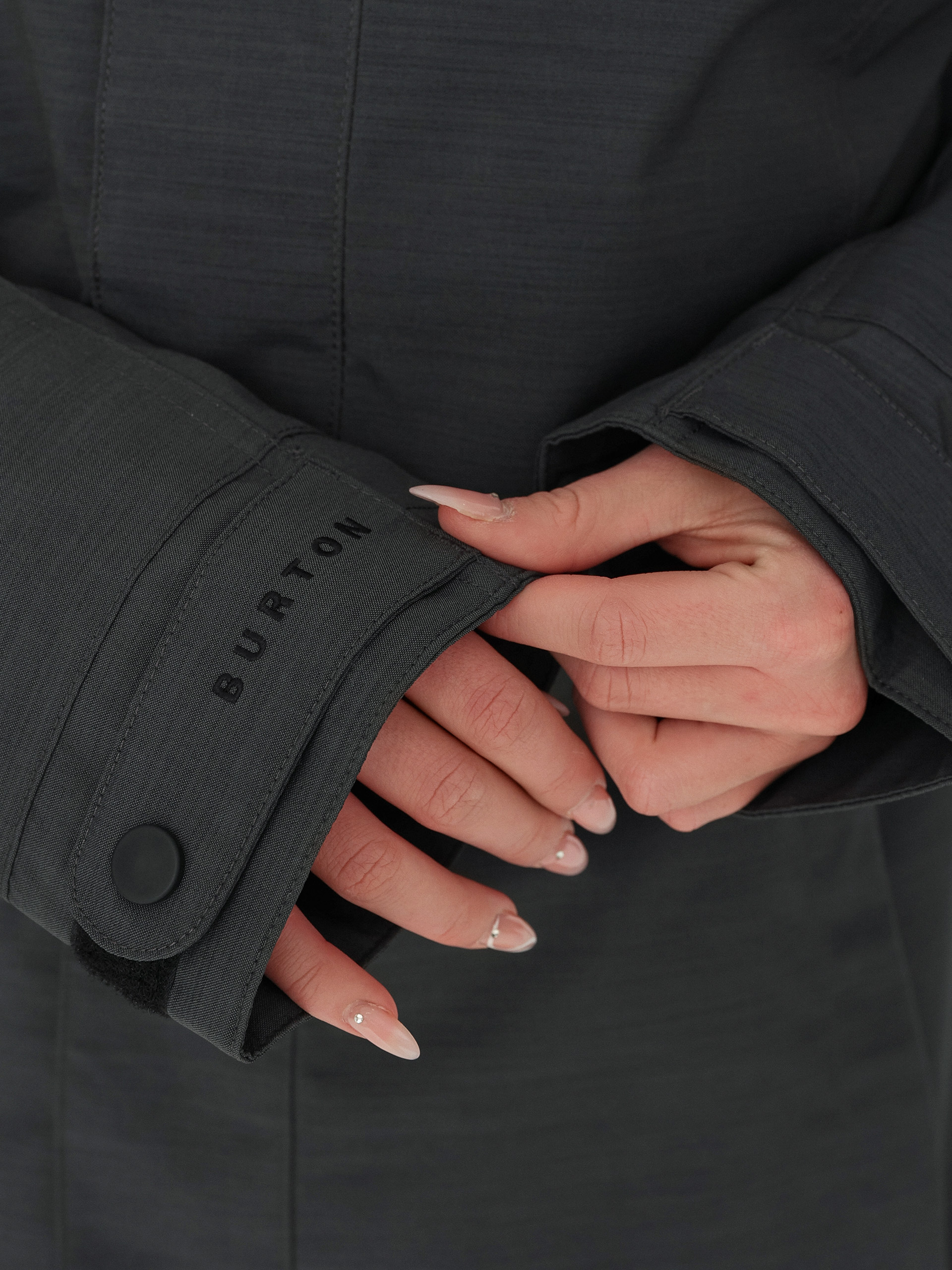 Női Burton Jet Set Snowboard dzseki (true black heather)