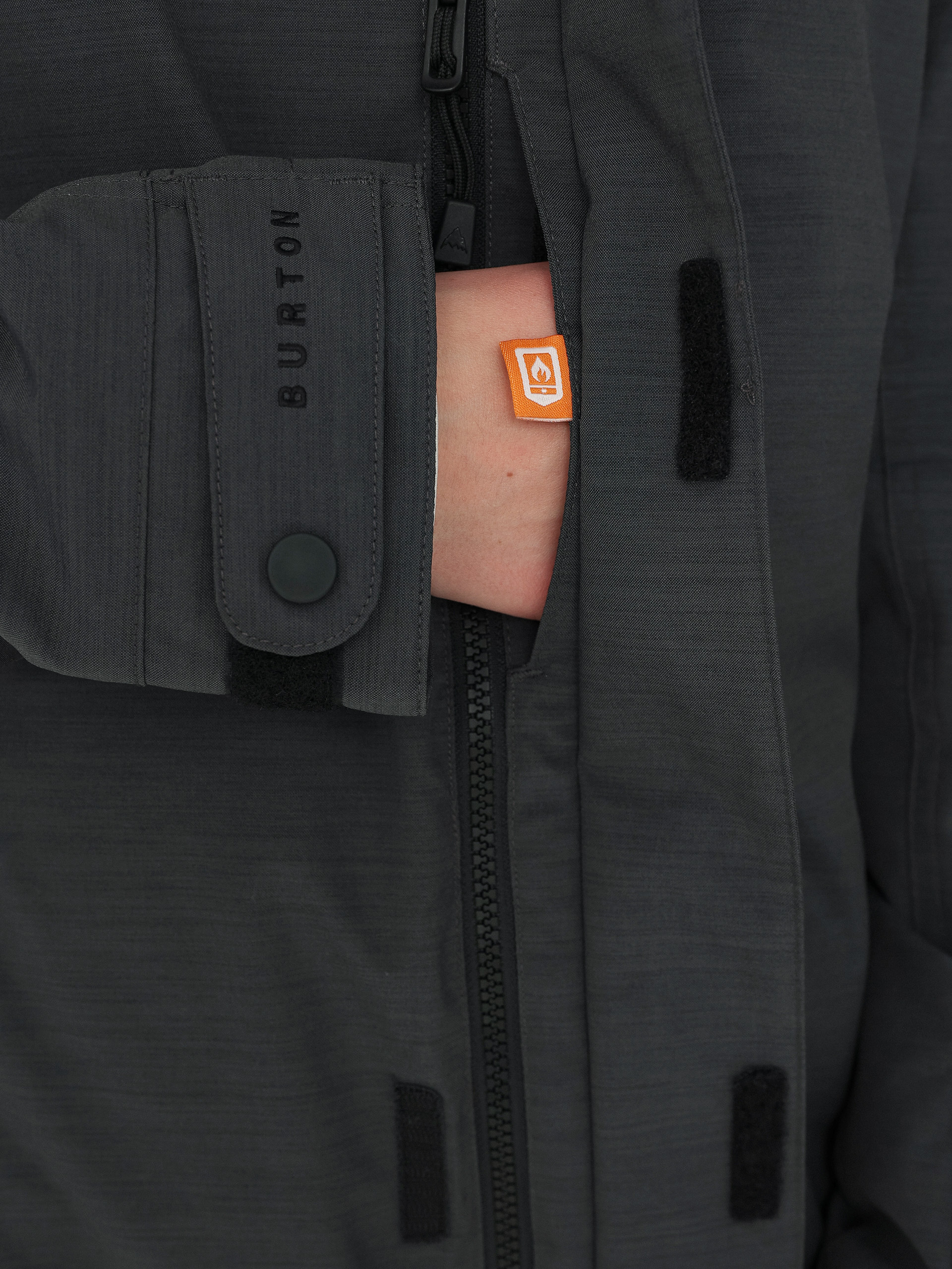 Női Burton Jet Set Snowboard dzseki (true black heather)