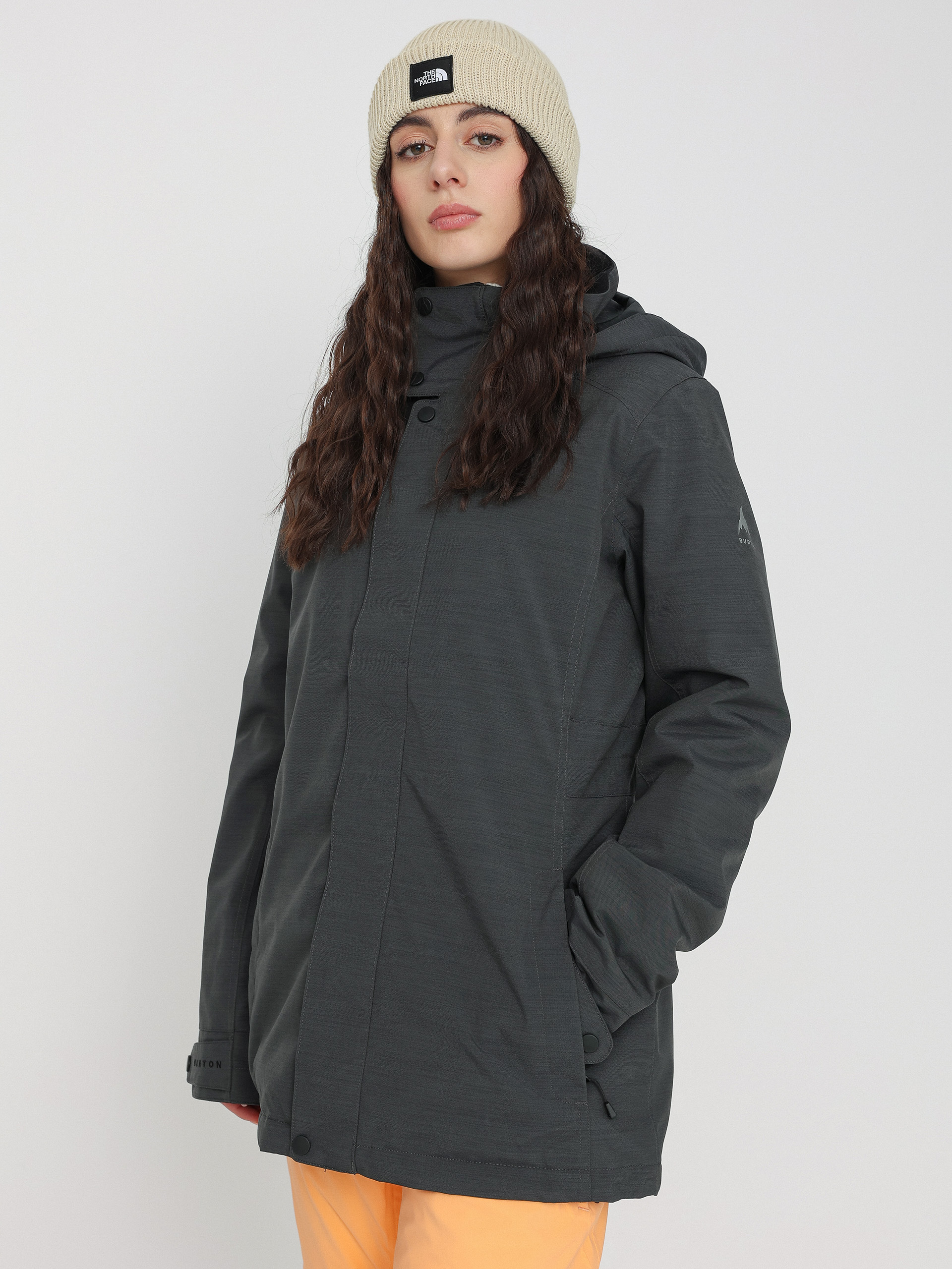 Női Burton Jet Set Snowboard dzseki (true black heather)