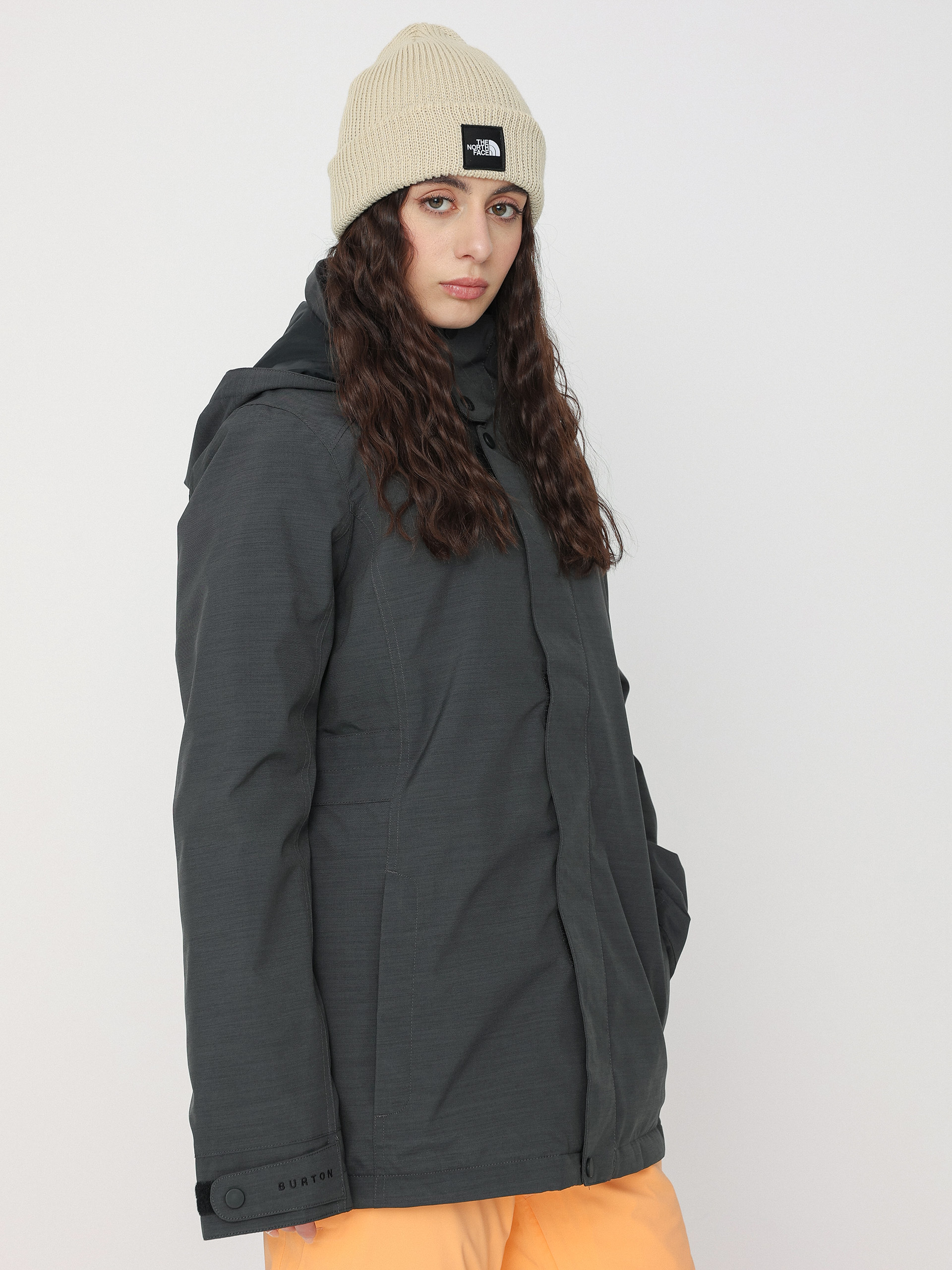 Női Burton Jet Set Snowboard dzseki (true black heather)