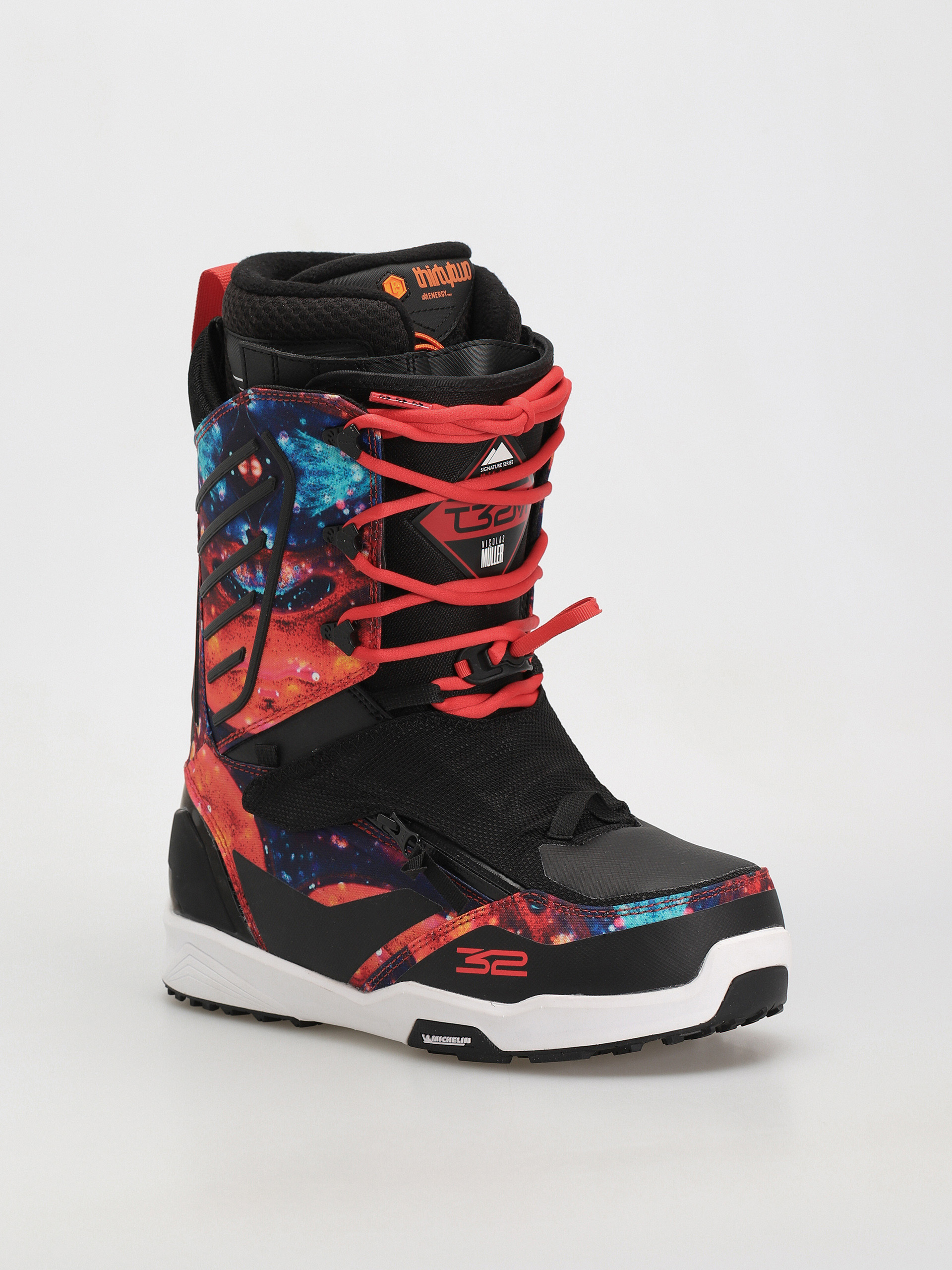 Férfi ThirtyTwo Mullair Xlt Snowboard cipők (black/print)