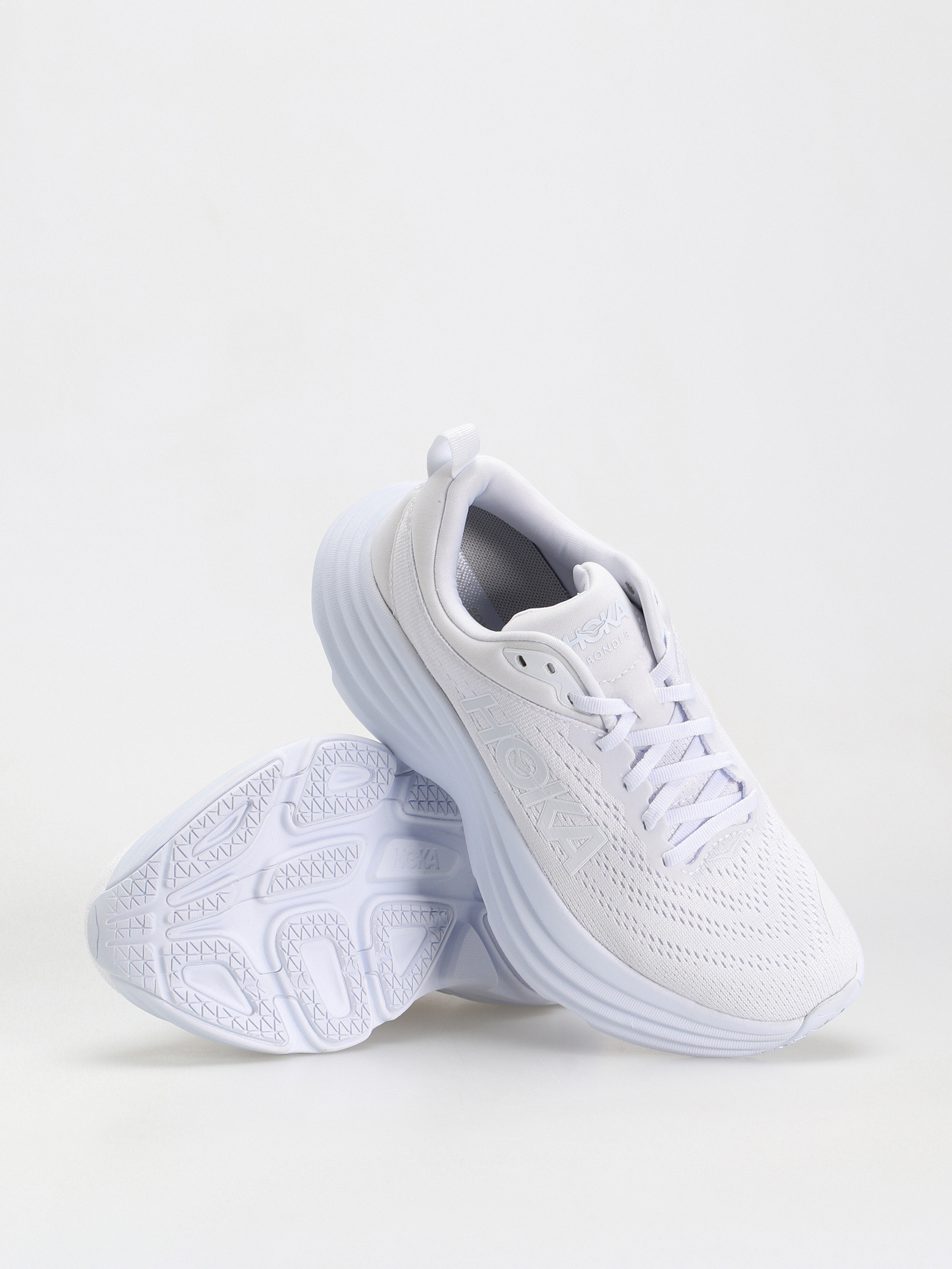 Hoka Bondi 8 Cipők Wmn (white/white)