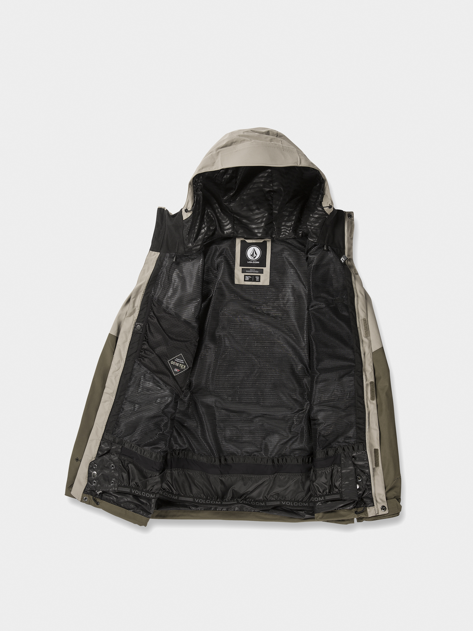Férfi Volcom L Gore Tex Snowboard dzseki (dark khaki)