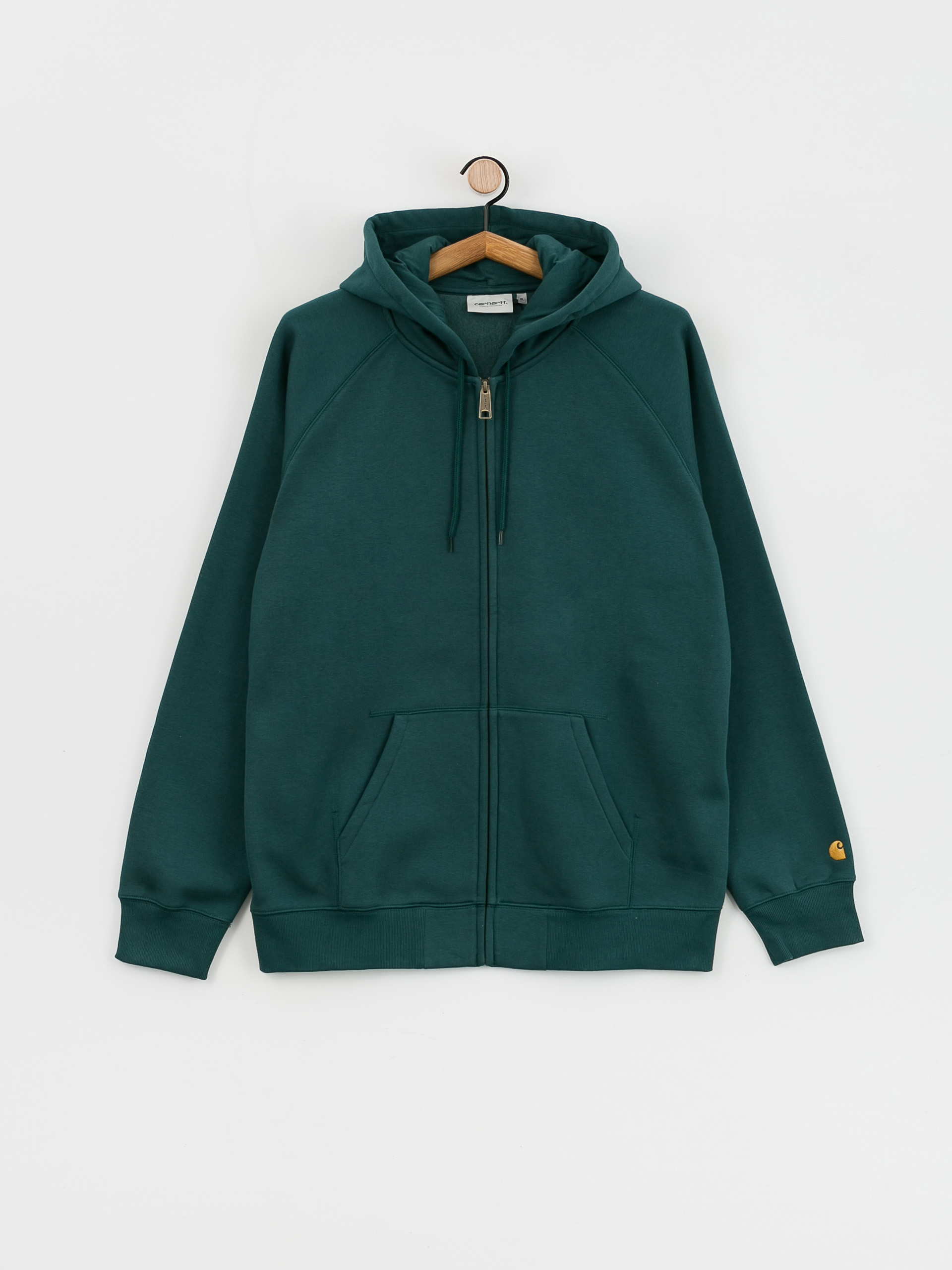 Carhartt WIP Chase ZHD Kapucnis pulóver (botanic/gold)