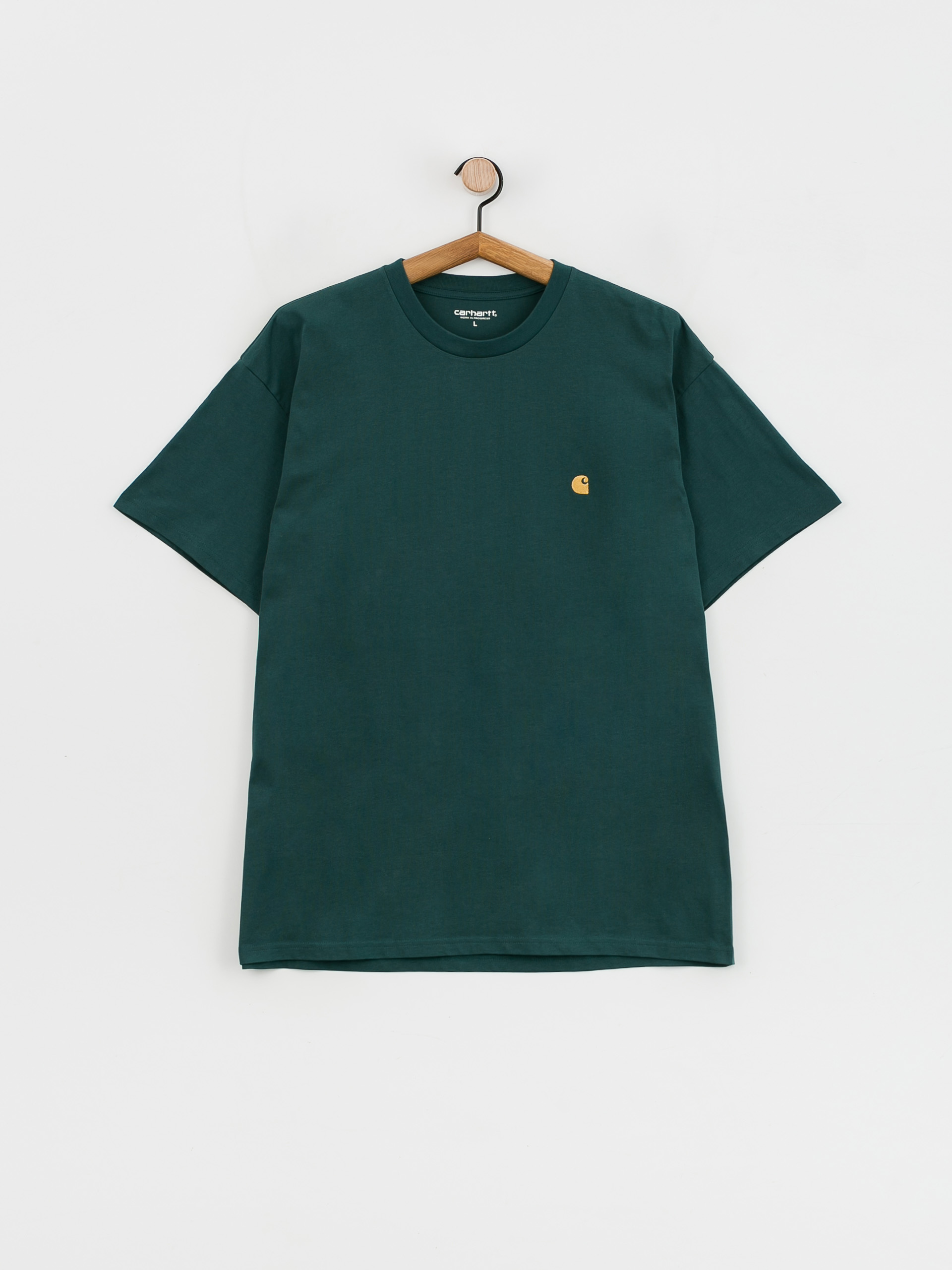 Carhartt WIP Chase póló (botanic/gold)