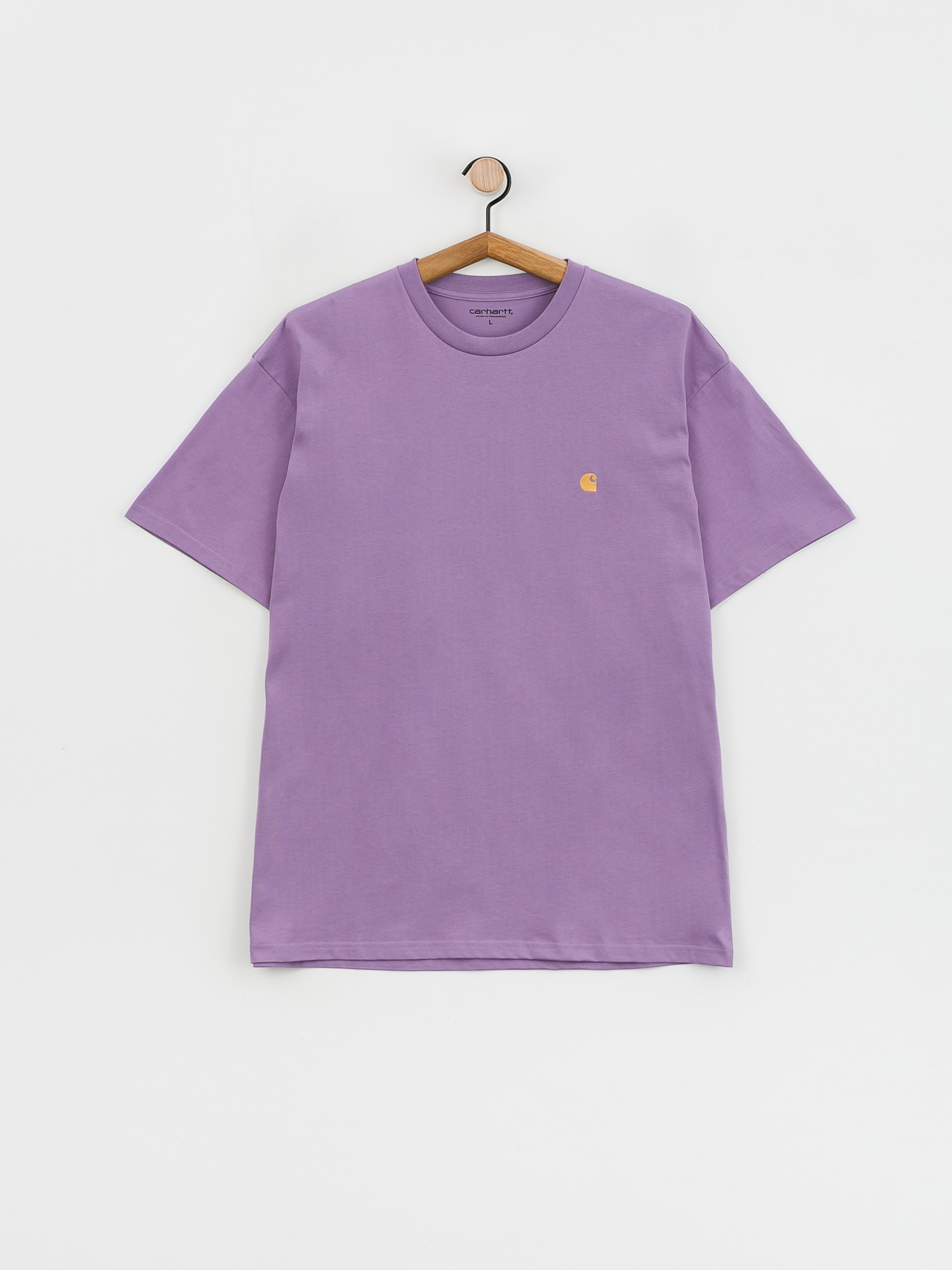 Carhartt WIP Chase póló (violanda/gold)