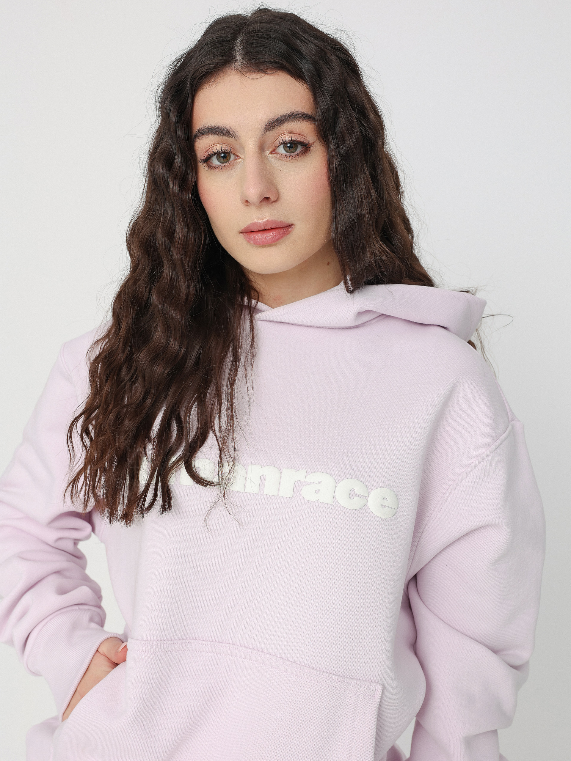 adidas Originals Pharrell Williams Basics HD Kapucnis pulóver Wmn (almpnk)