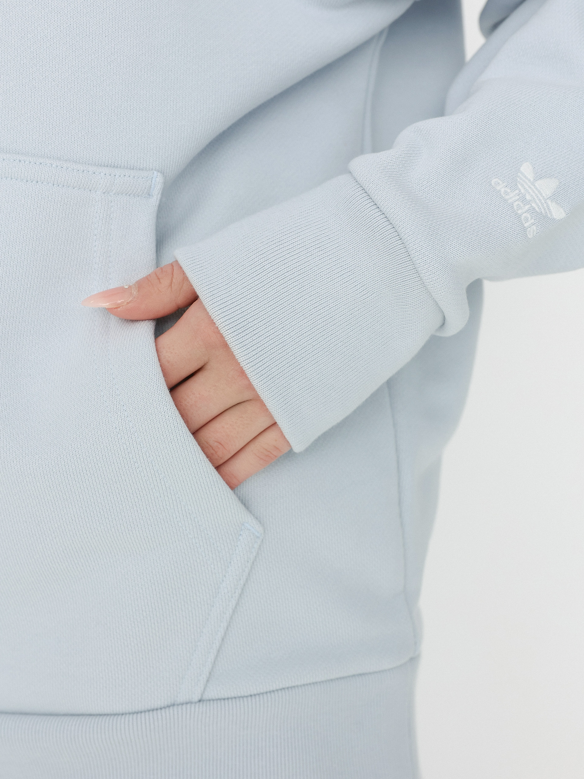 adidas Originals Pharrell Williams Basics HD Kapucnis pulóver Wmn (halblu)