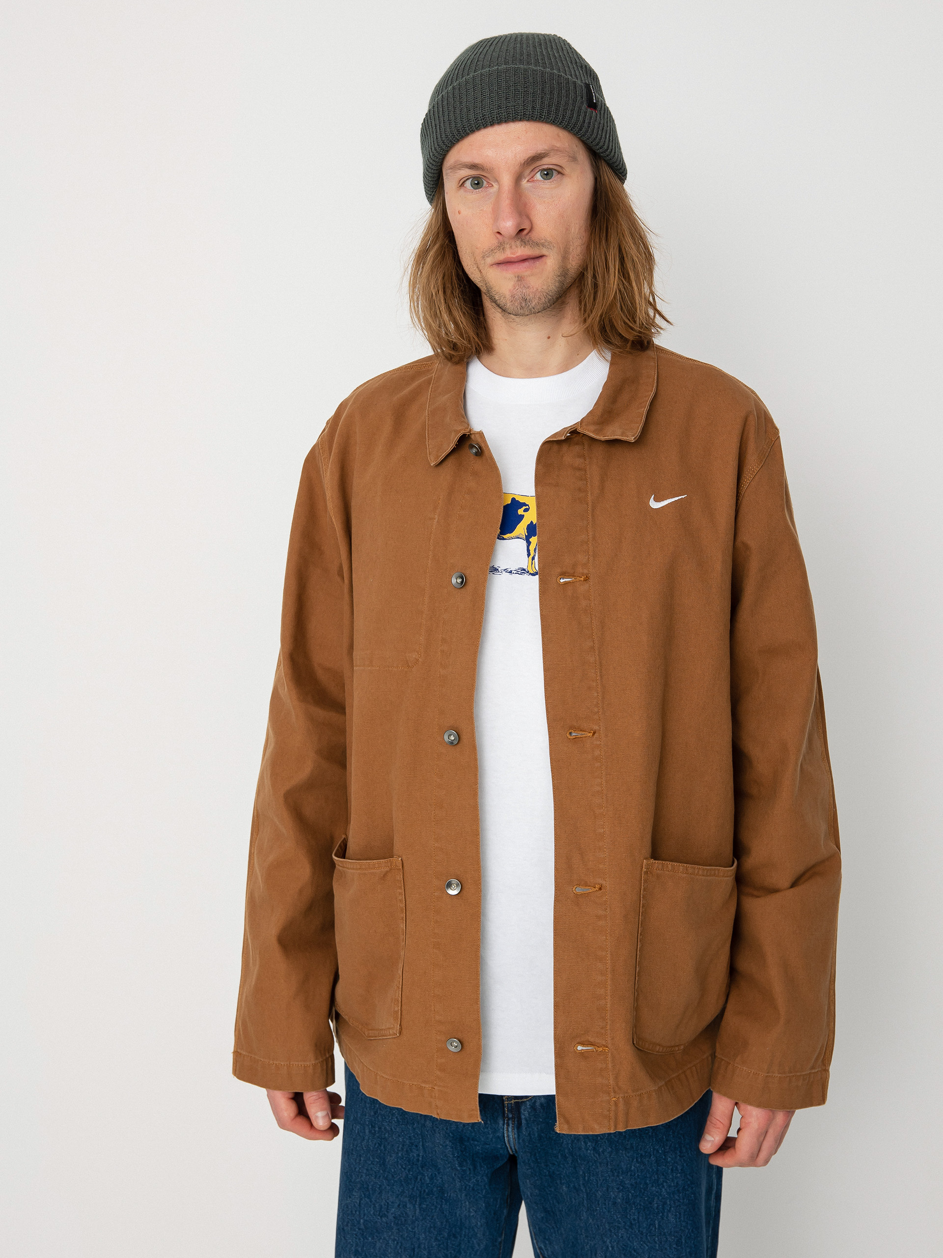 Nike SB NL Chore Coat Dzseki (ale brown/white)