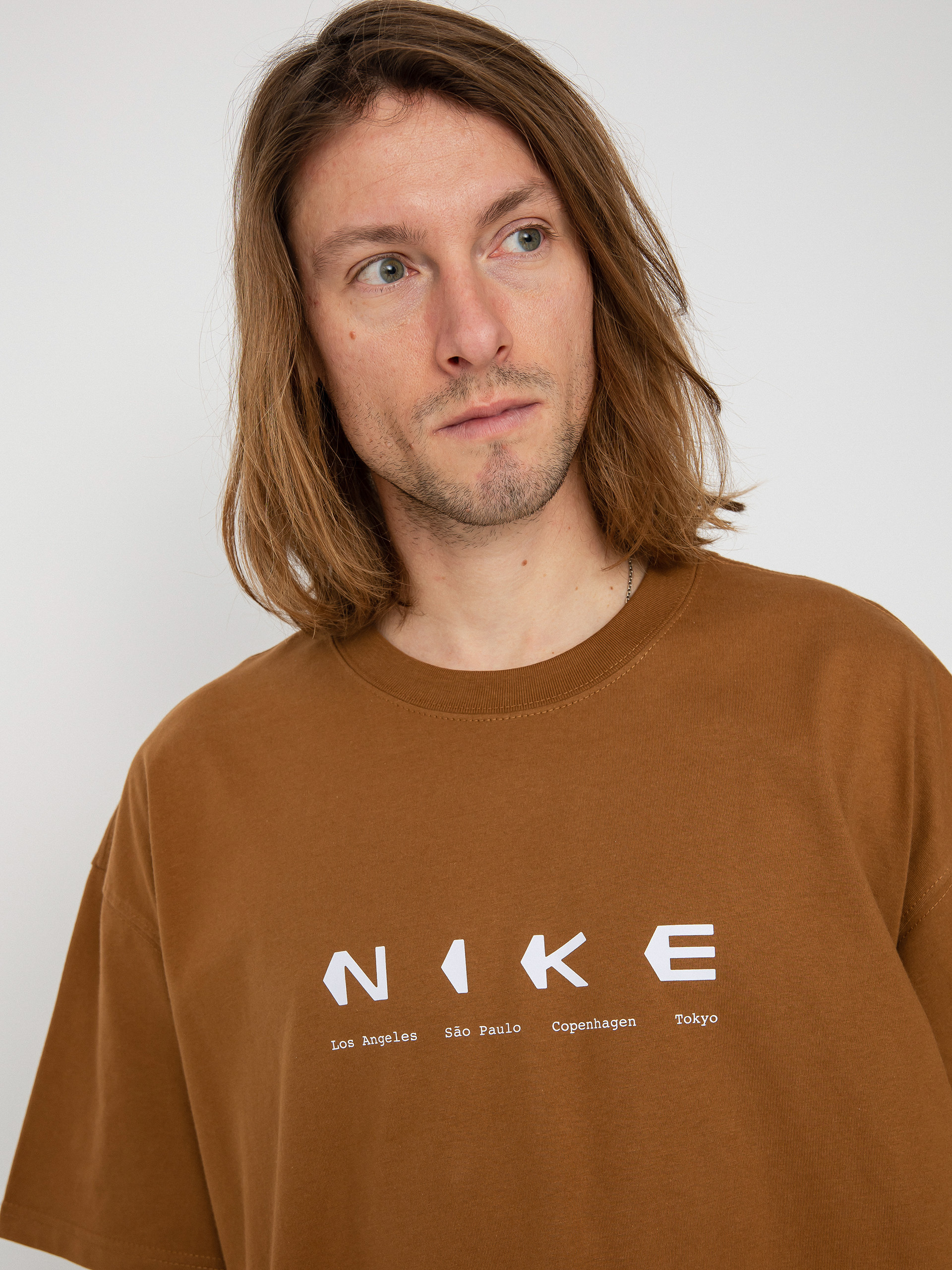 Nike SB City Info póló (ale brown)