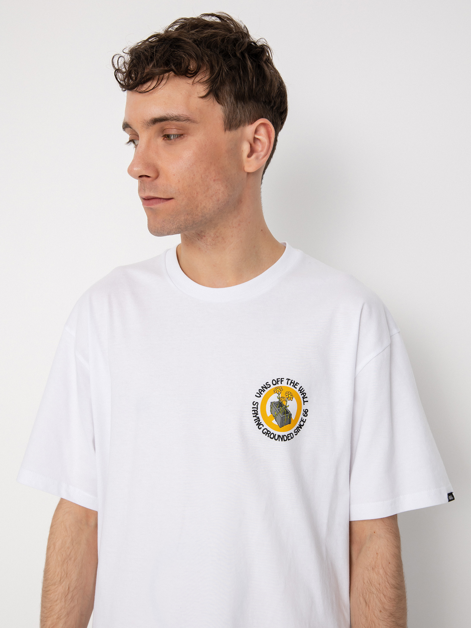 Vans Staying Grounded póló (white/black)