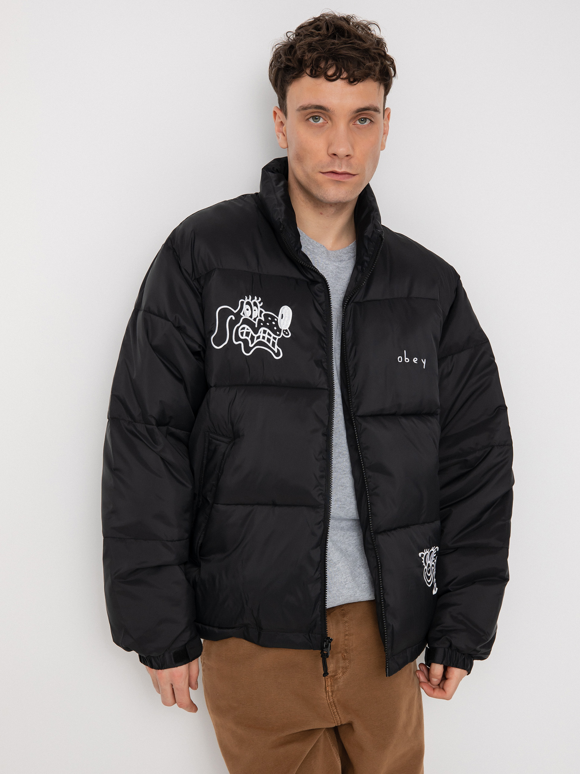 OBEY Headspace Puffer Dzseki (black)