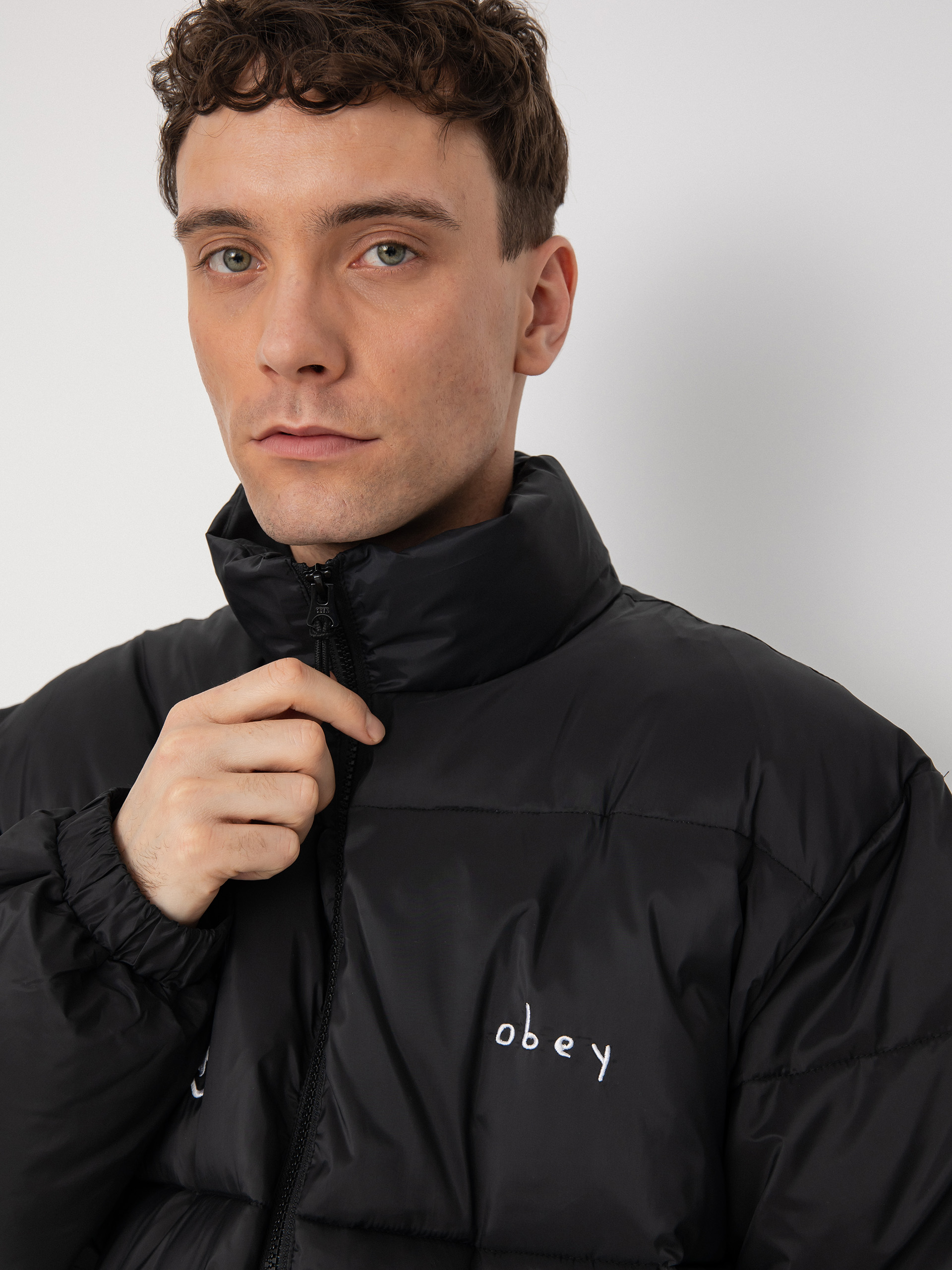 OBEY Headspace Puffer Dzseki (black)