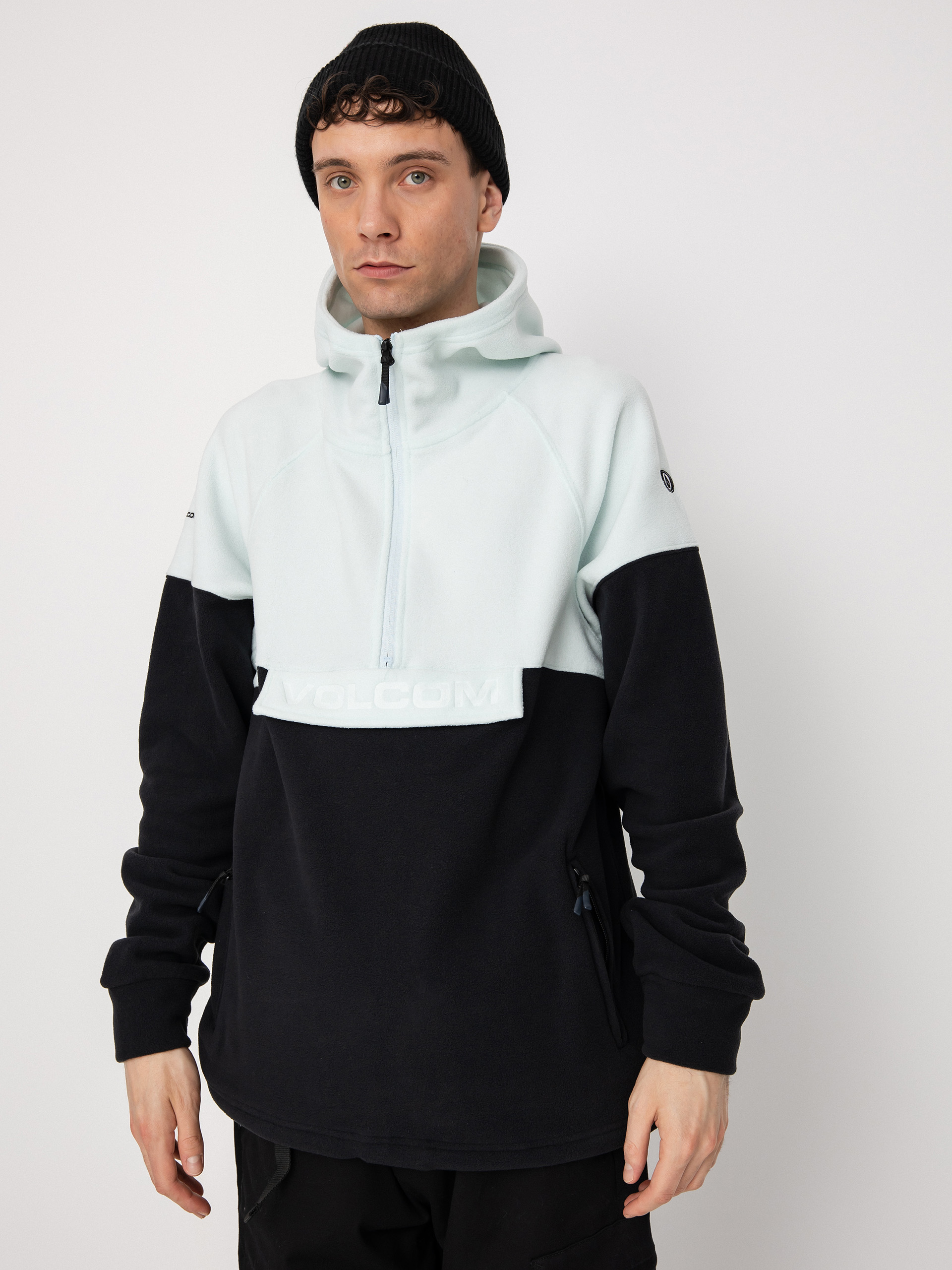 Férfi Volcom V Science 1/2 Zip HD Thermo pulóver (sky)