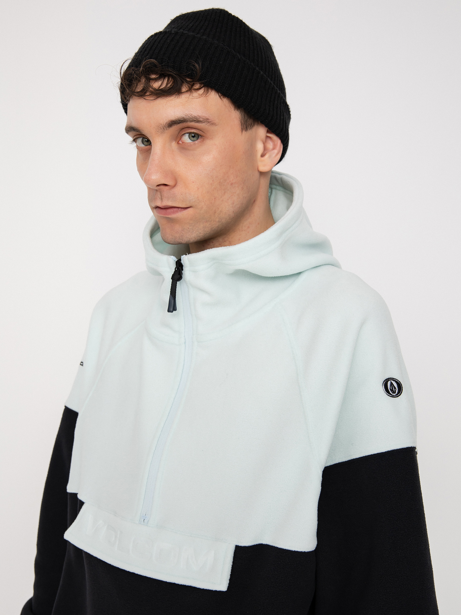 Férfi Volcom V Science 1/2 Zip HD Thermo pulóver (sky)