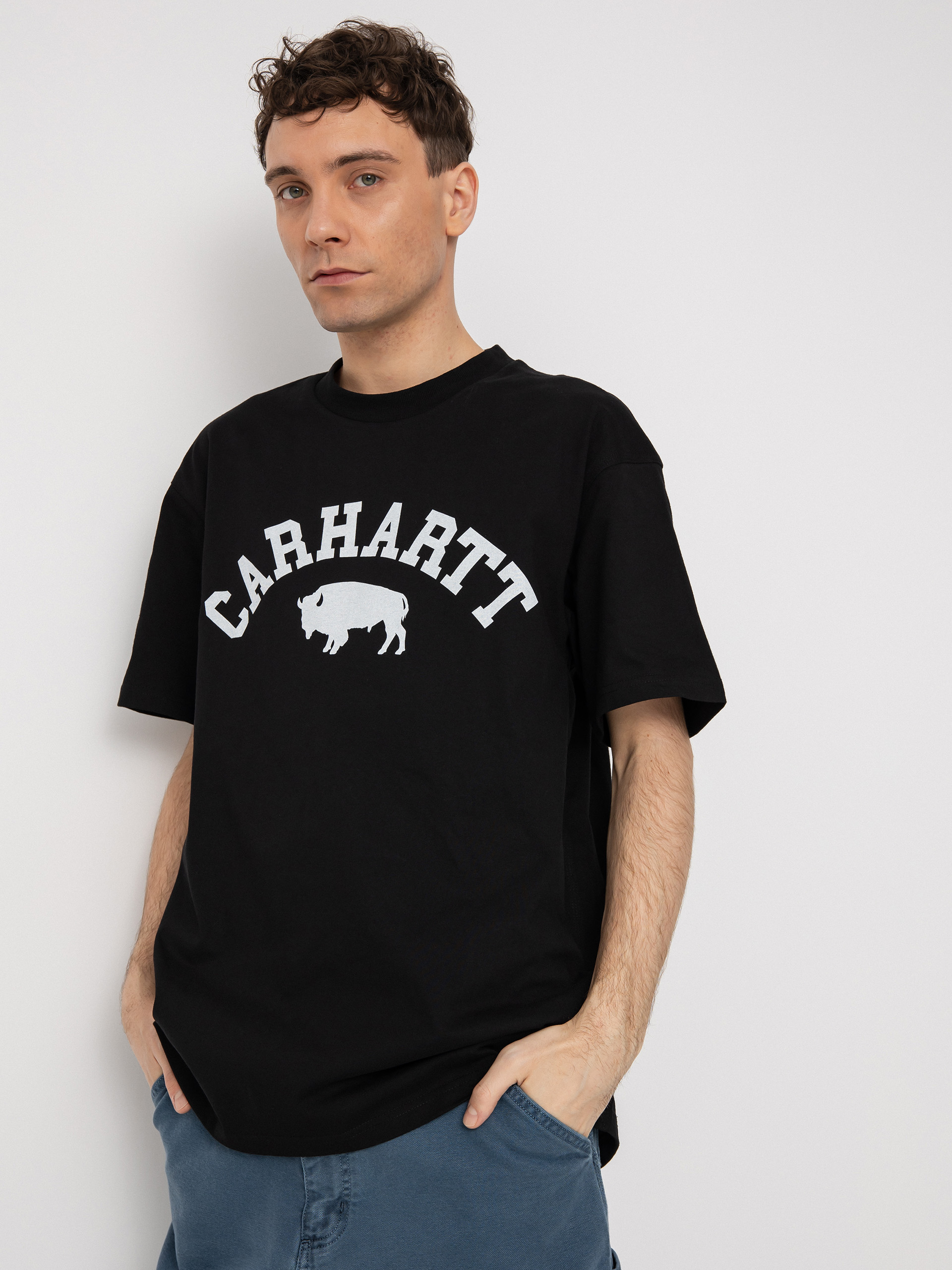 Carhartt WIP Locker póló (black/white)