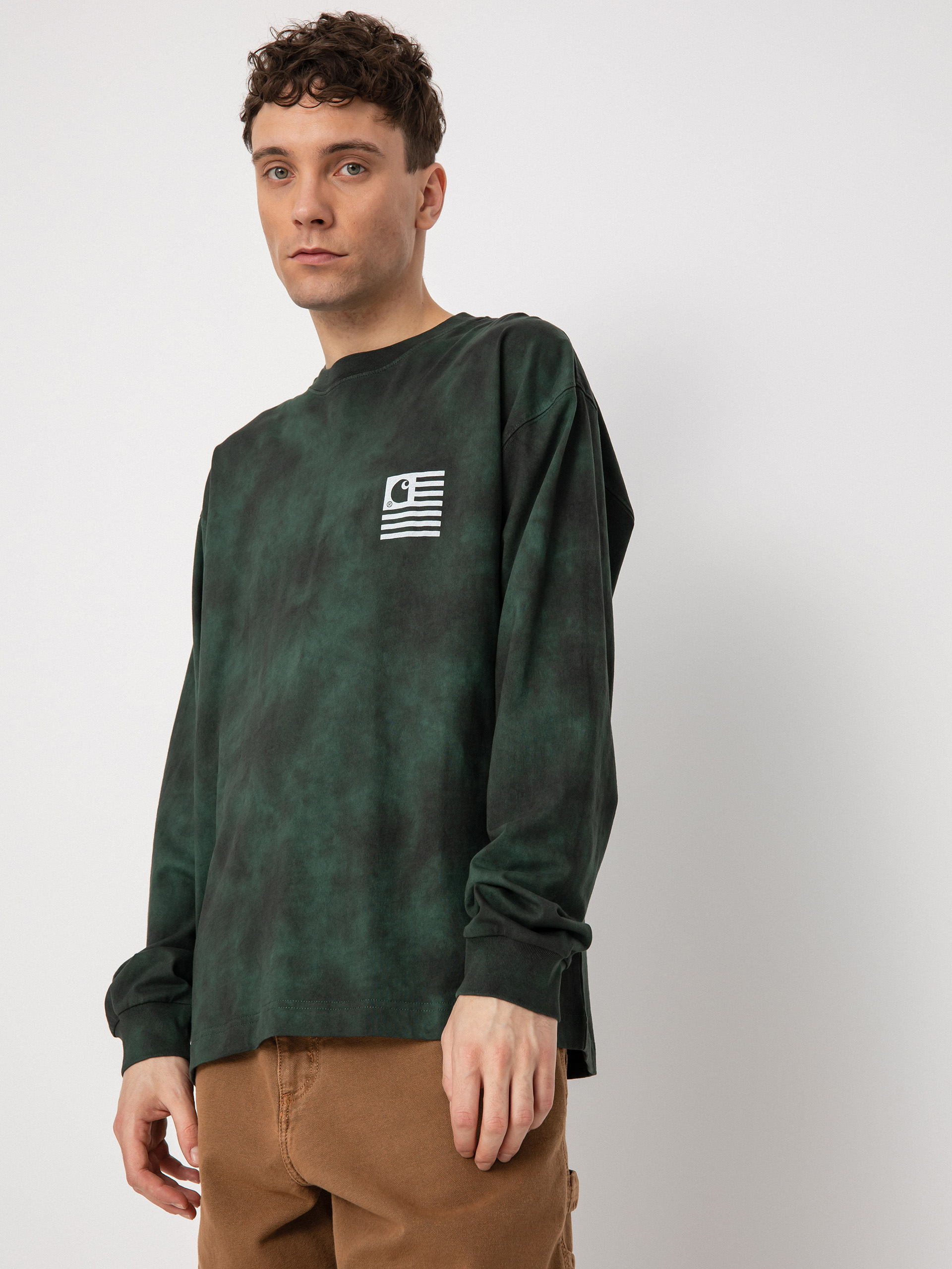 Carhartt WIP Chromo Hosszú ujjú felső (treehouse chromo)