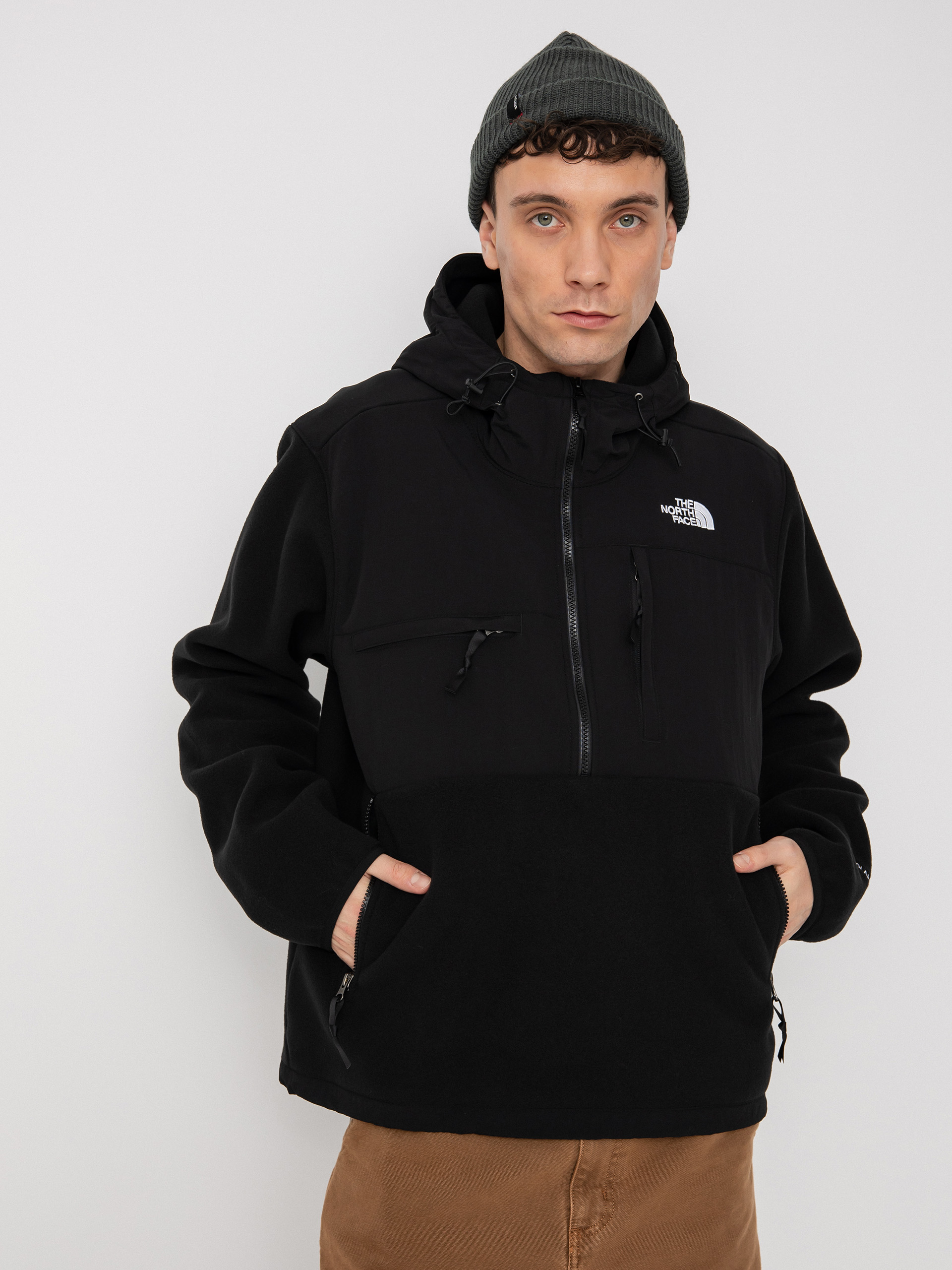 Férfi The North Face Denali Anorak Polár pulóver (tnf black)