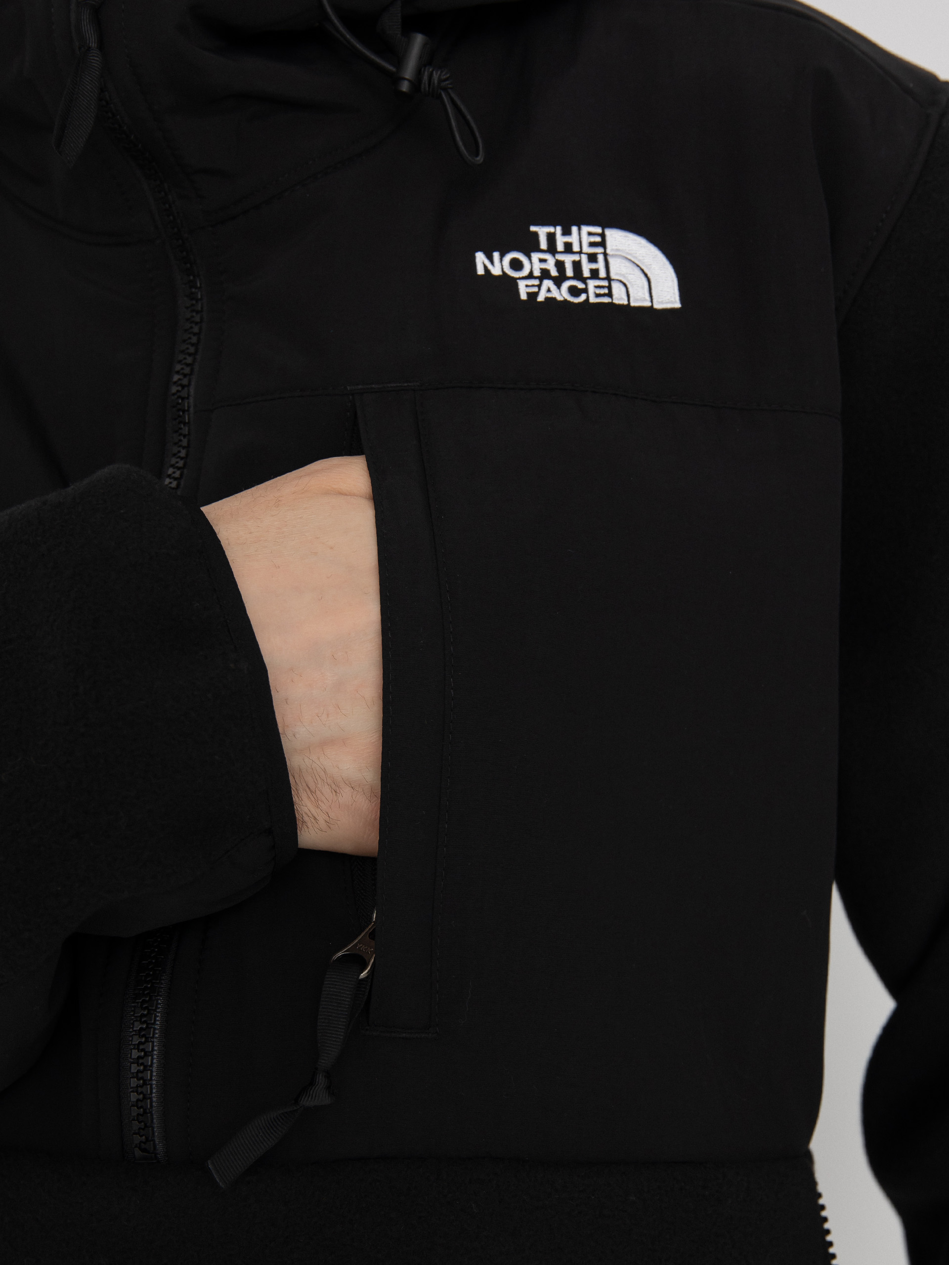 Férfi The North Face Denali Anorak Polár pulóver (tnf black)