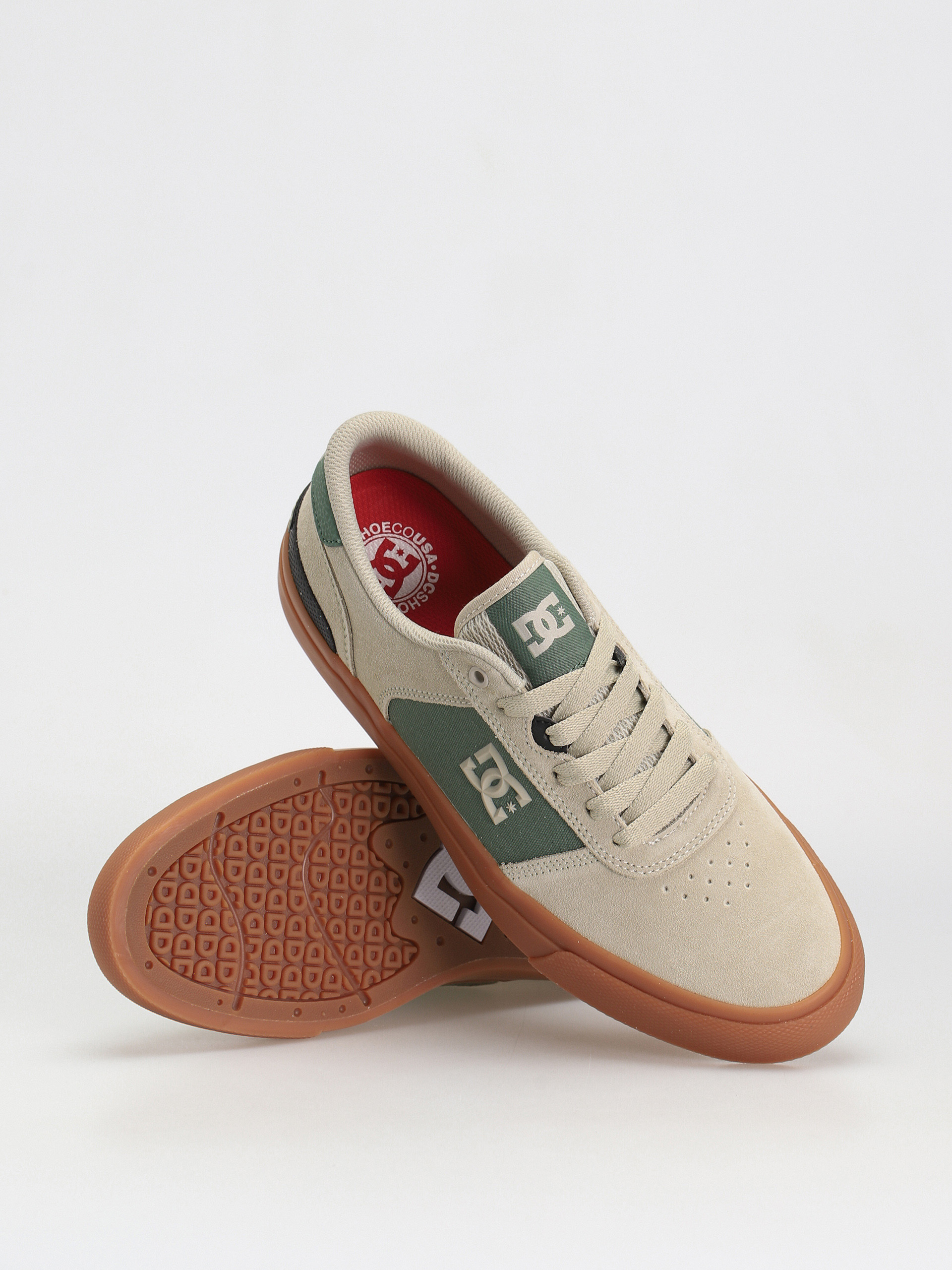 DC Teknic S Cipők (tan/green)