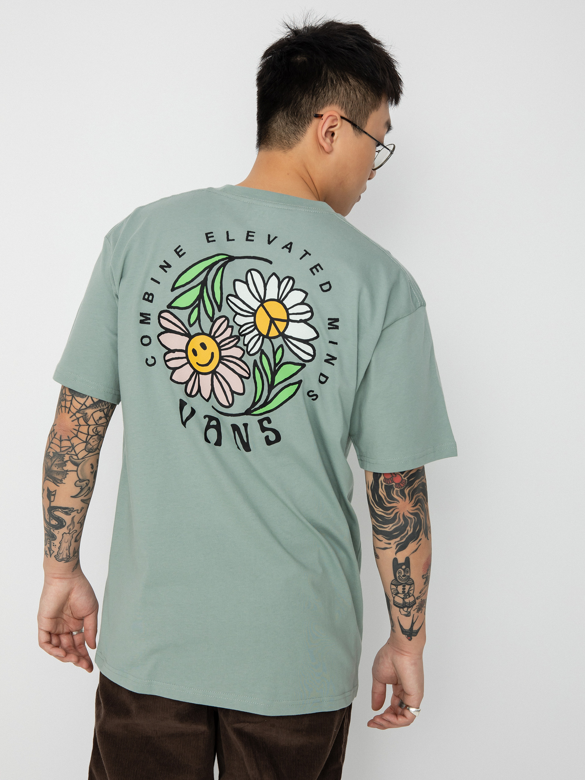 Vans Elevated Minds póló (chinois green)