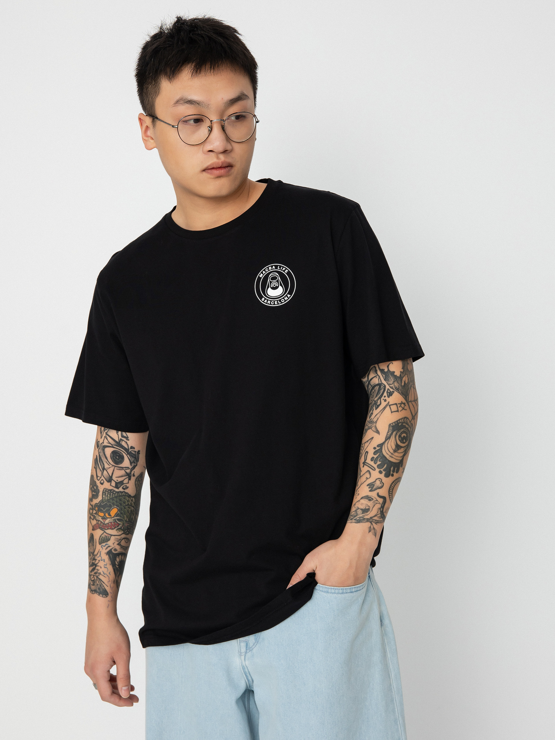 Macba Life Beer&Kebap póló (black/white)