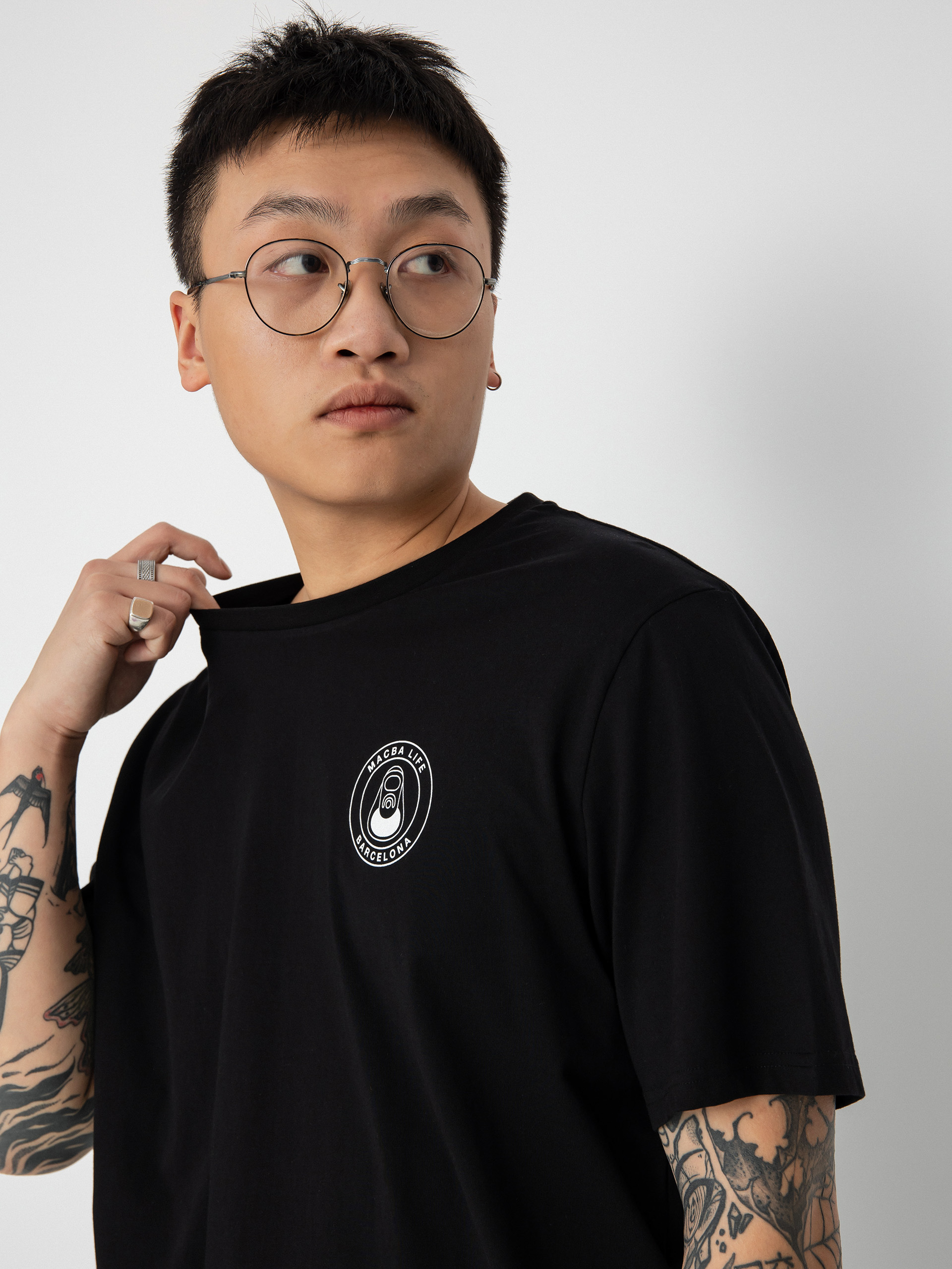 Macba Life Beer&Kebap póló (black/white)