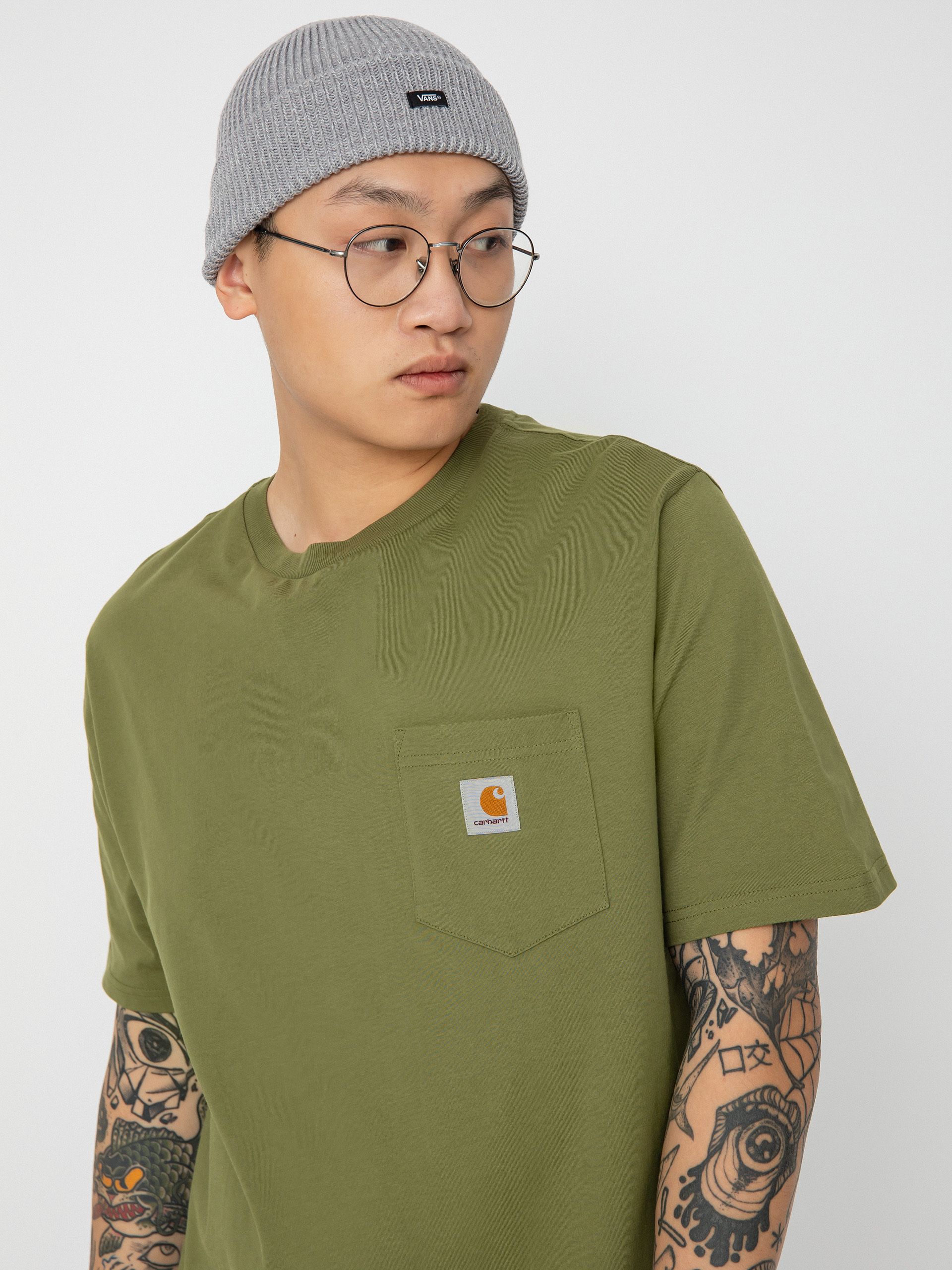 Carhartt WIP Pocket póló (kiwi)