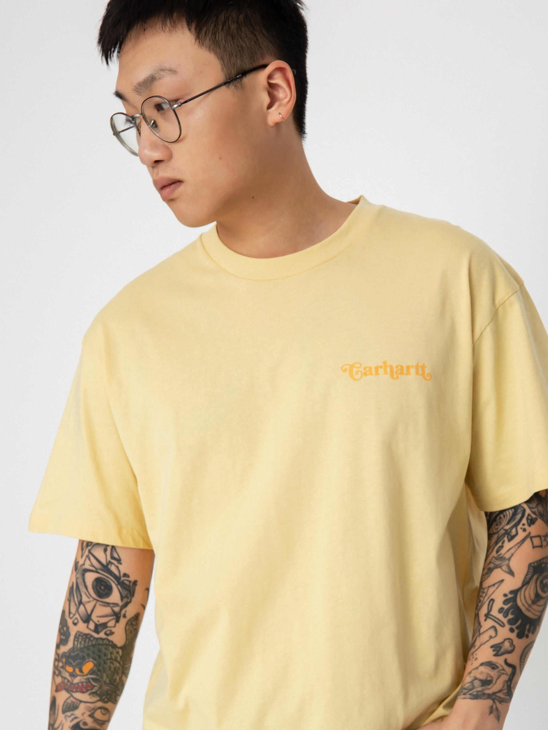 Carhartt WIP Fez póló (citron)