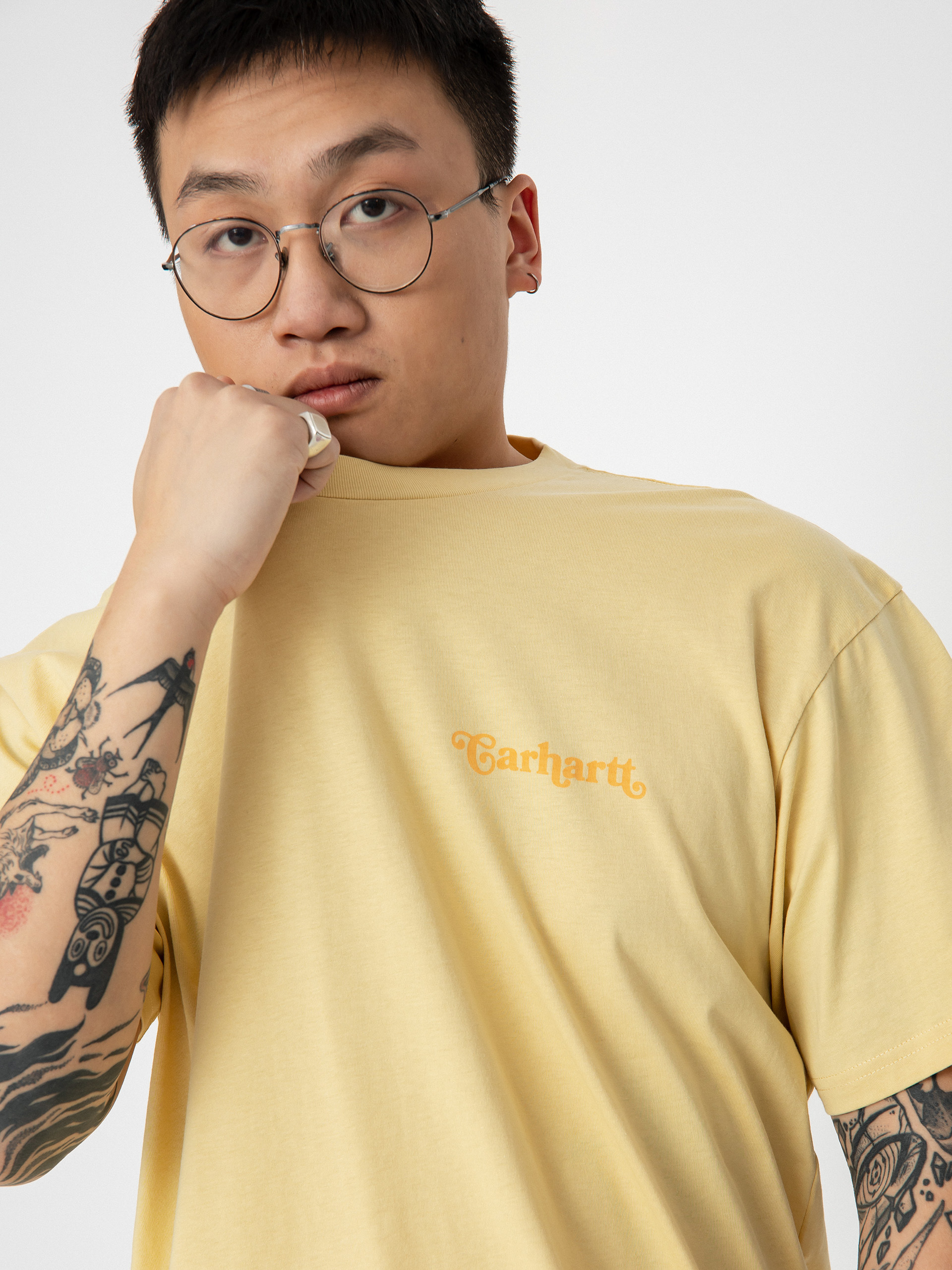 Carhartt WIP Fez póló (citron)