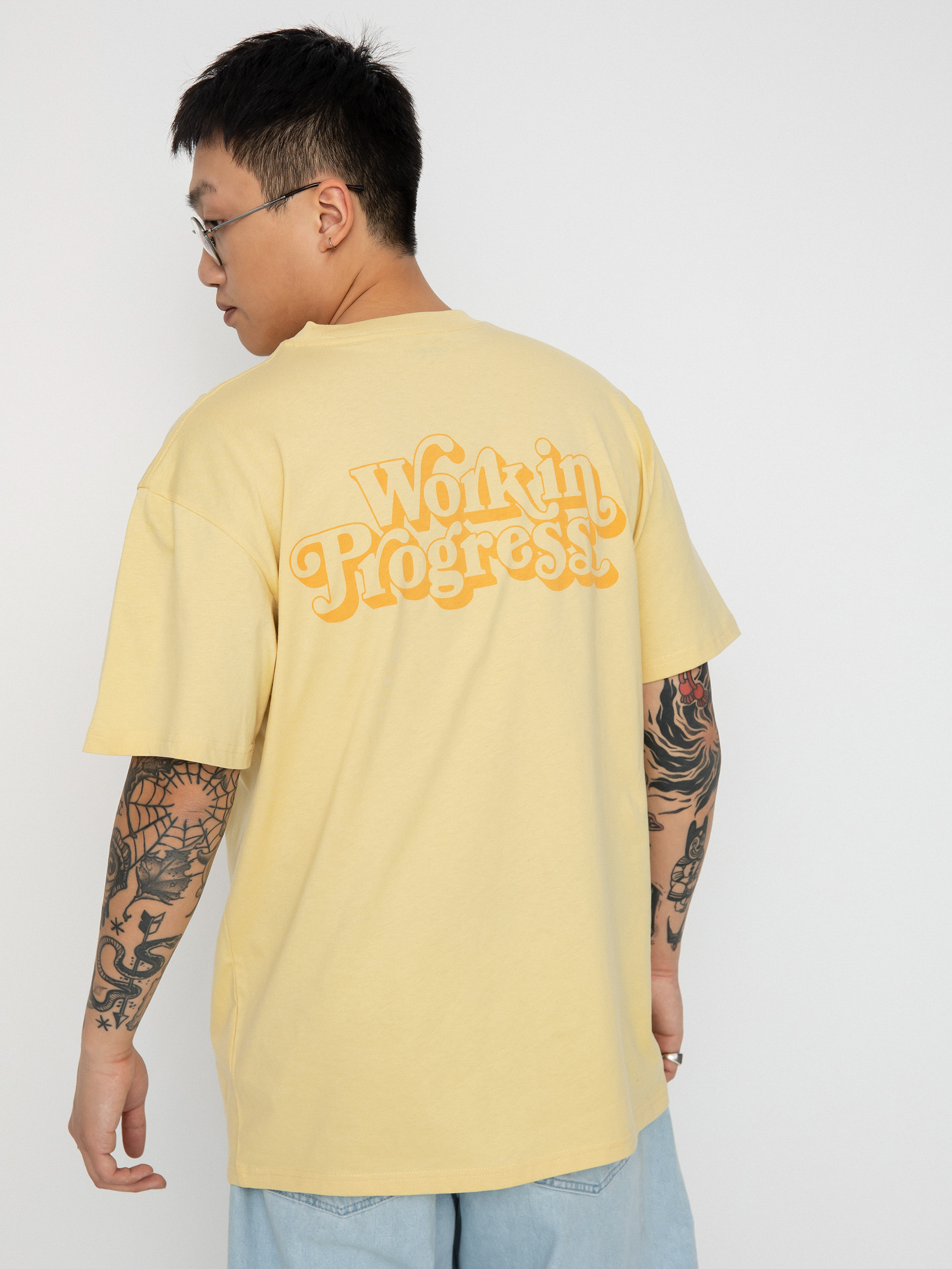 Carhartt WIP Fez póló (citron)