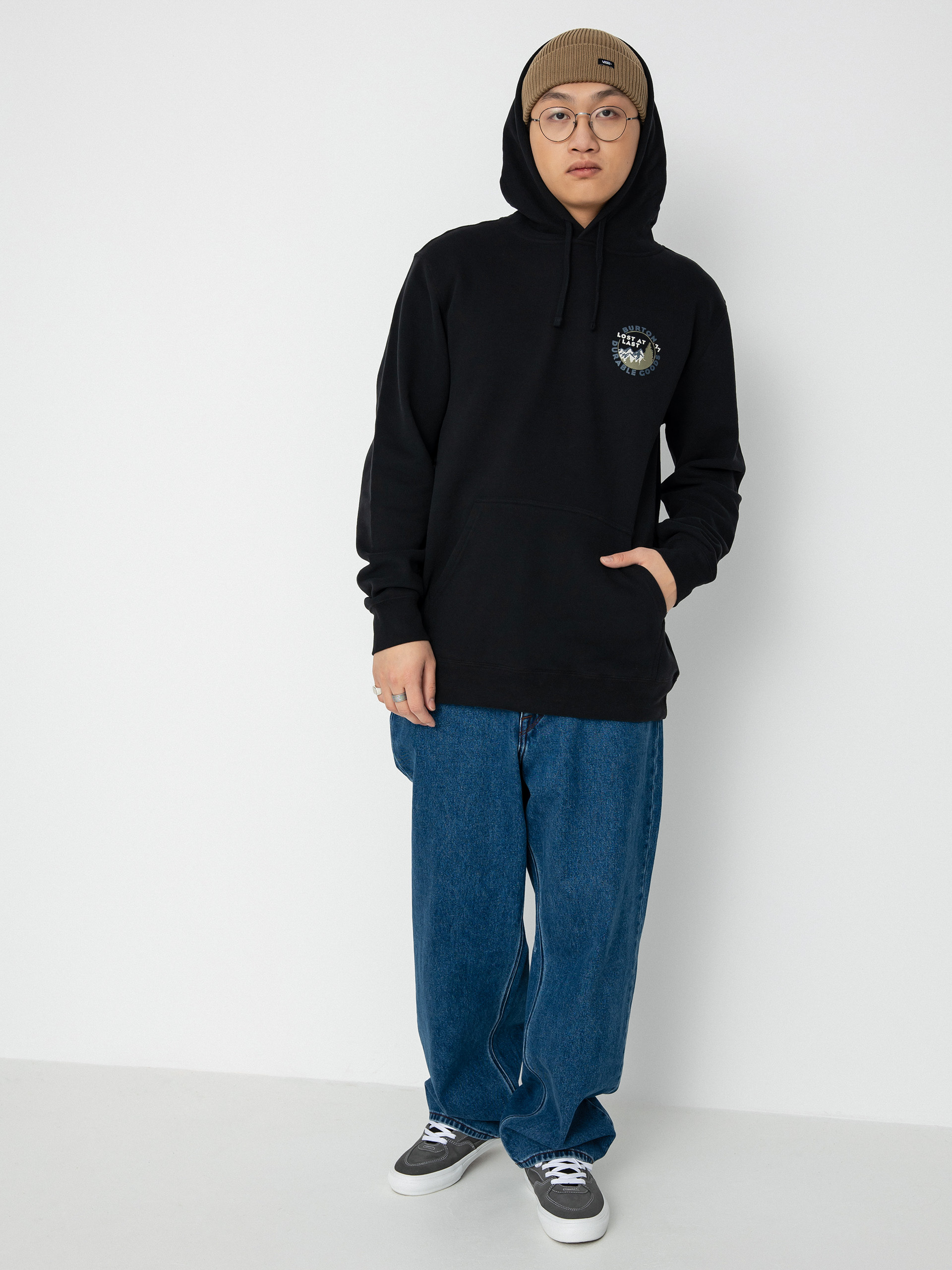 Burton Vault HD Kapucnis pulóver (true black)