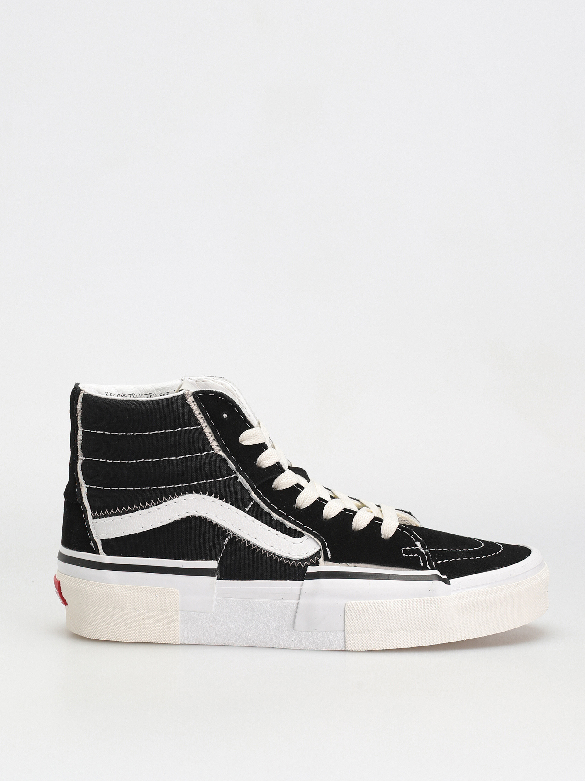 Vans Sk8 Hi Reconstruct Cipők (black/true white)