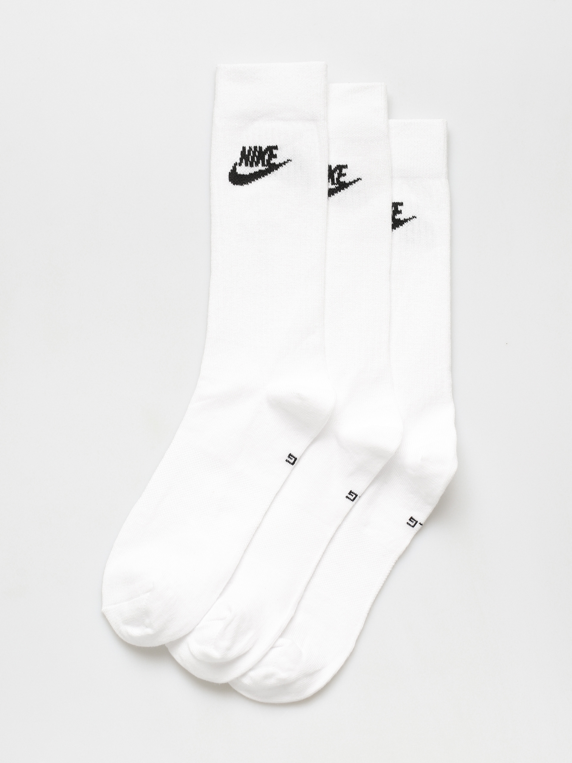 Nike SB Everyday Essential Crew 3pk Zokni (white/black)