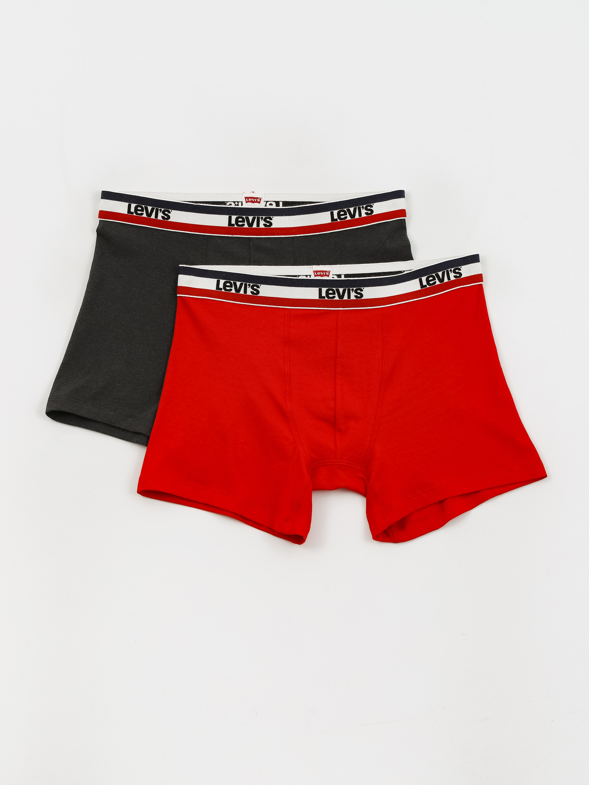 Levi's® Logo Boxer Organic Alsónemű (red/black)