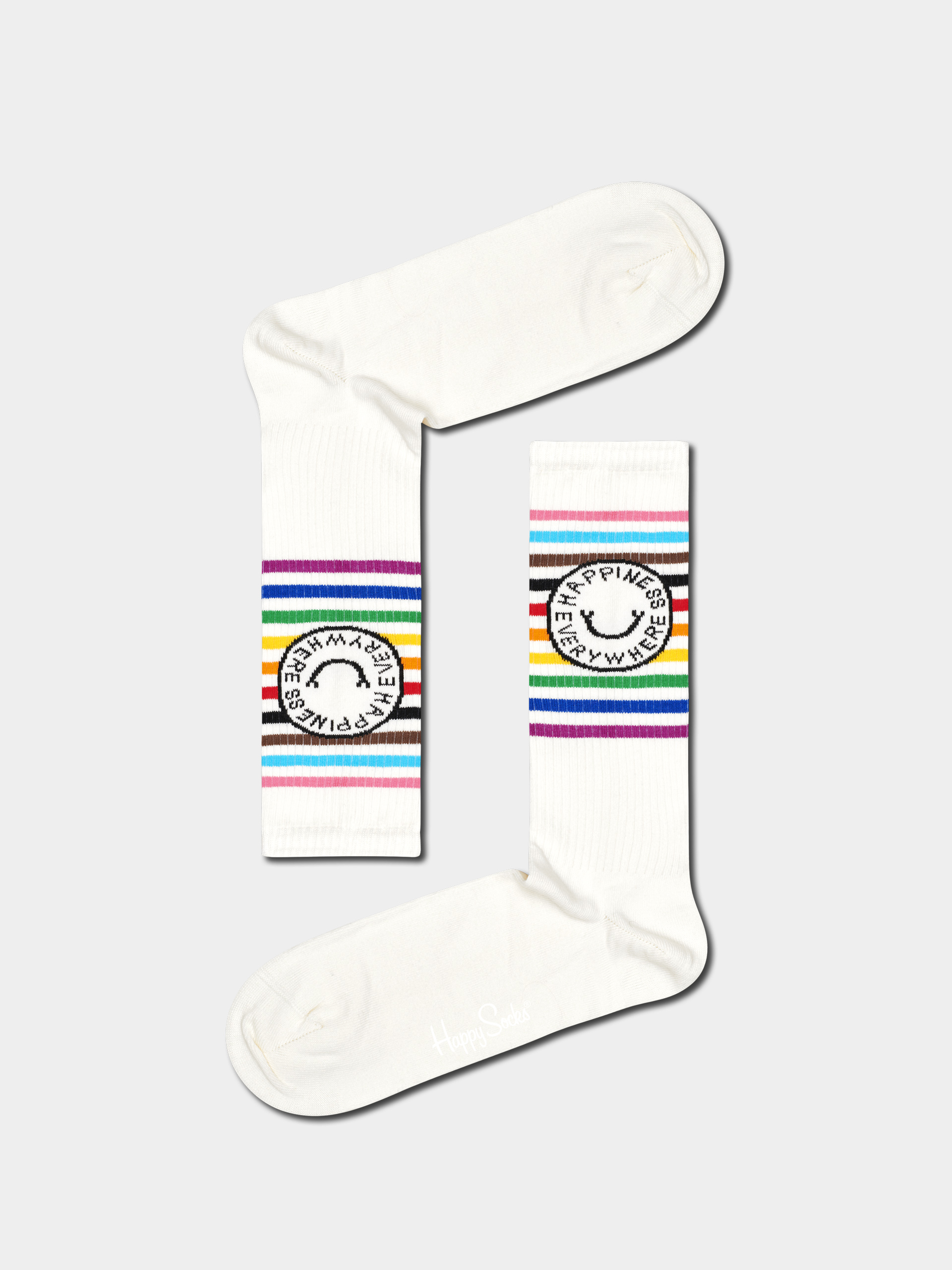 Happy Socks Pride Happiness Zokni (white)