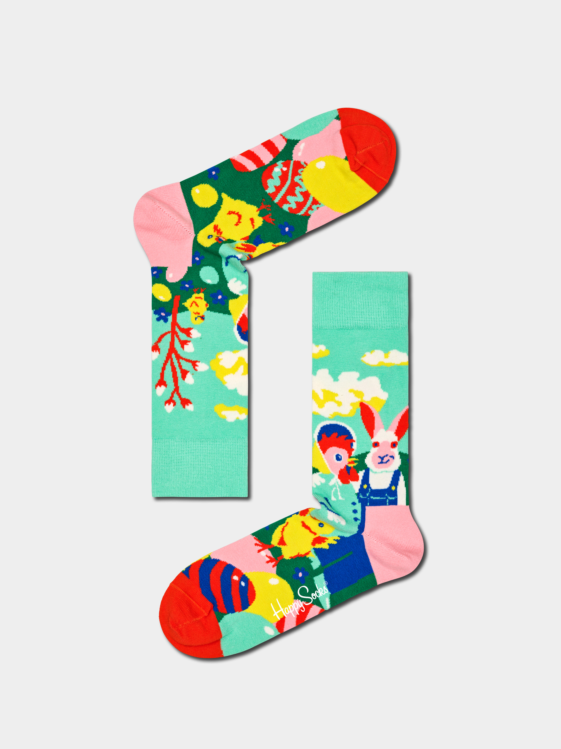 Happy Socks Easter Time Zokni (light green)