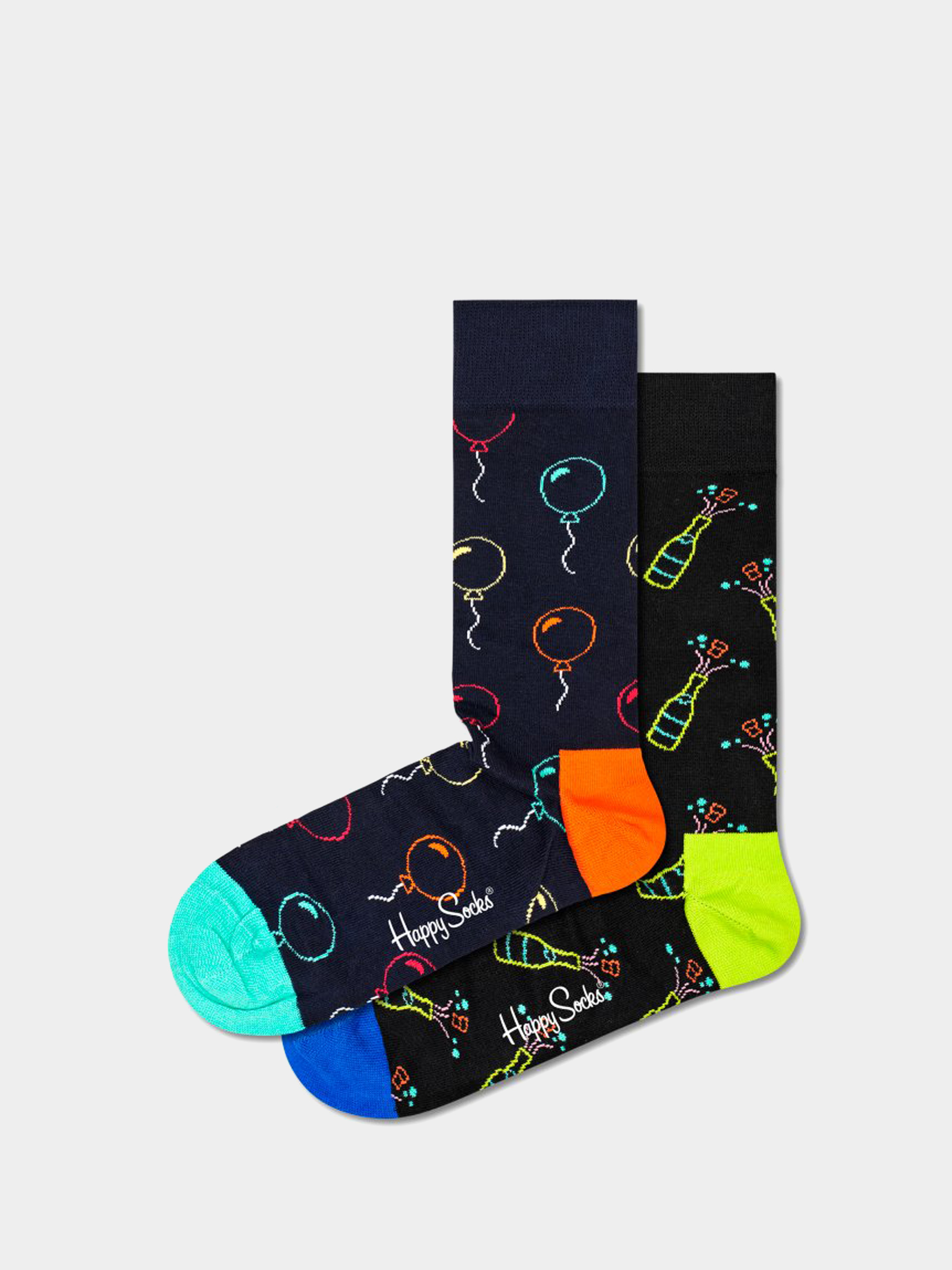 Happy Socks 2 Pack You Did It Gift Set Zokni (black)