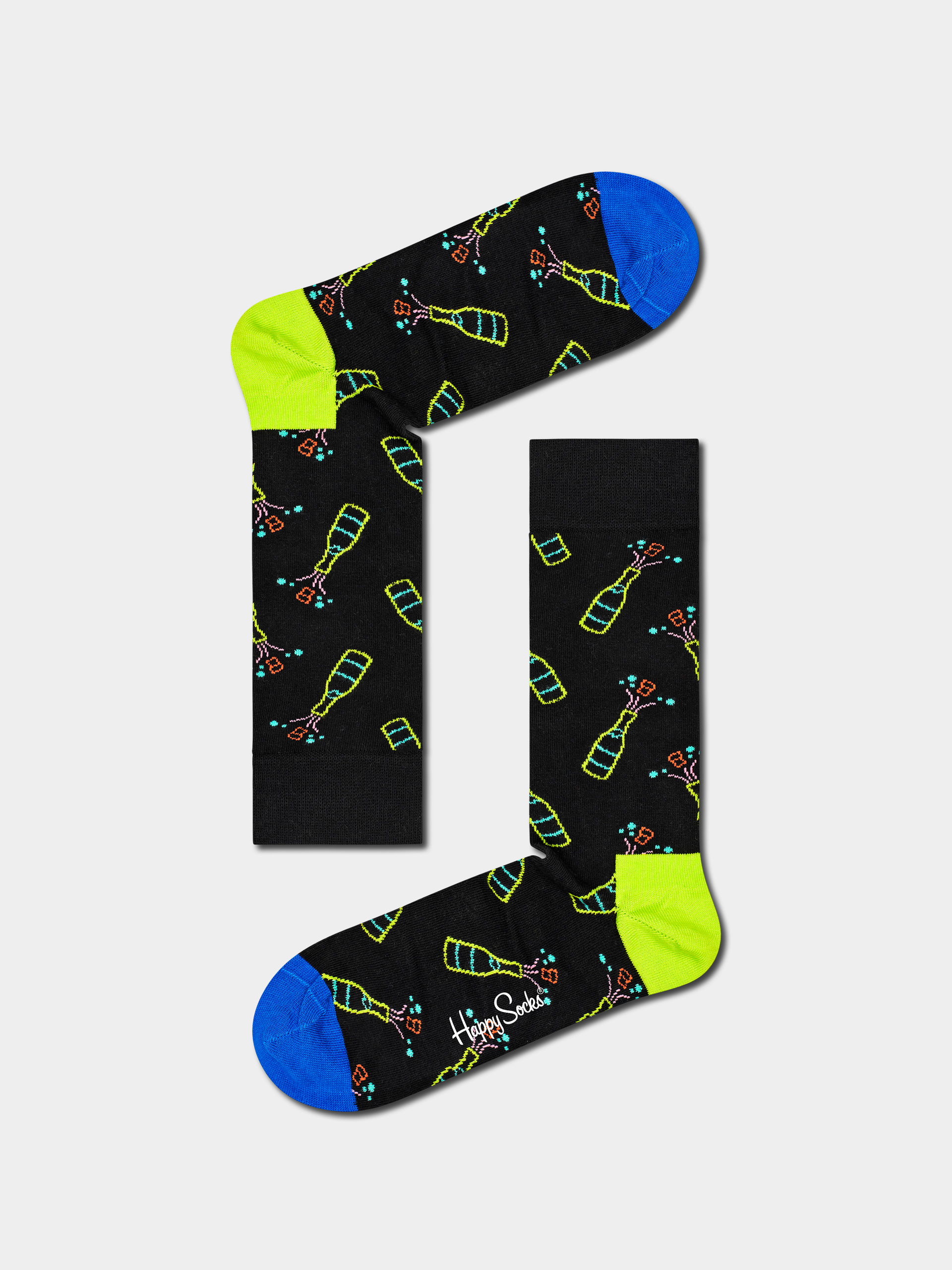 Happy Socks 2 Pack You Did It Gift Set Zokni (black)