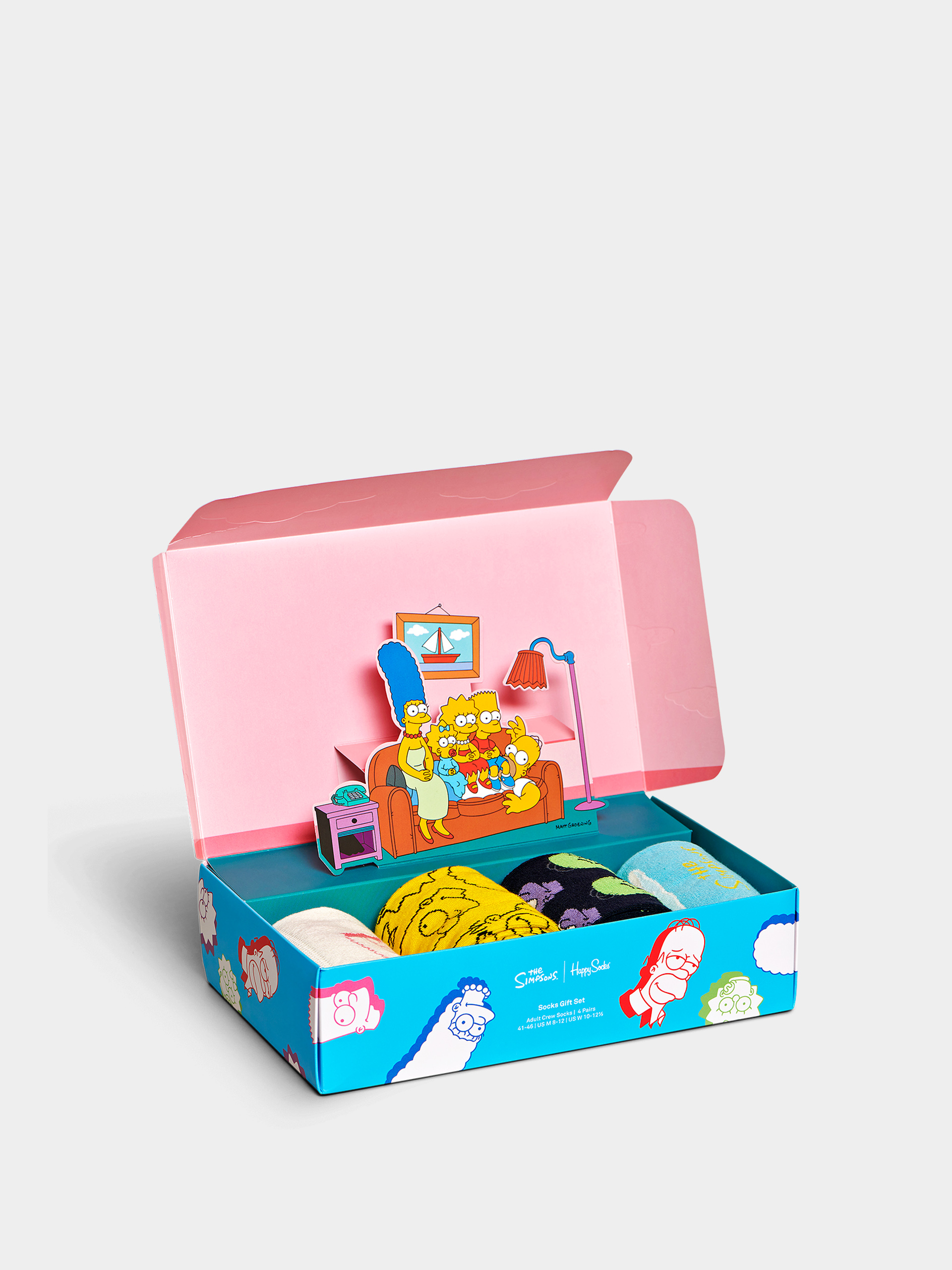 Happy Socks 4 Pack Clouds In The Sky Gift Set Zokni (turquoise)