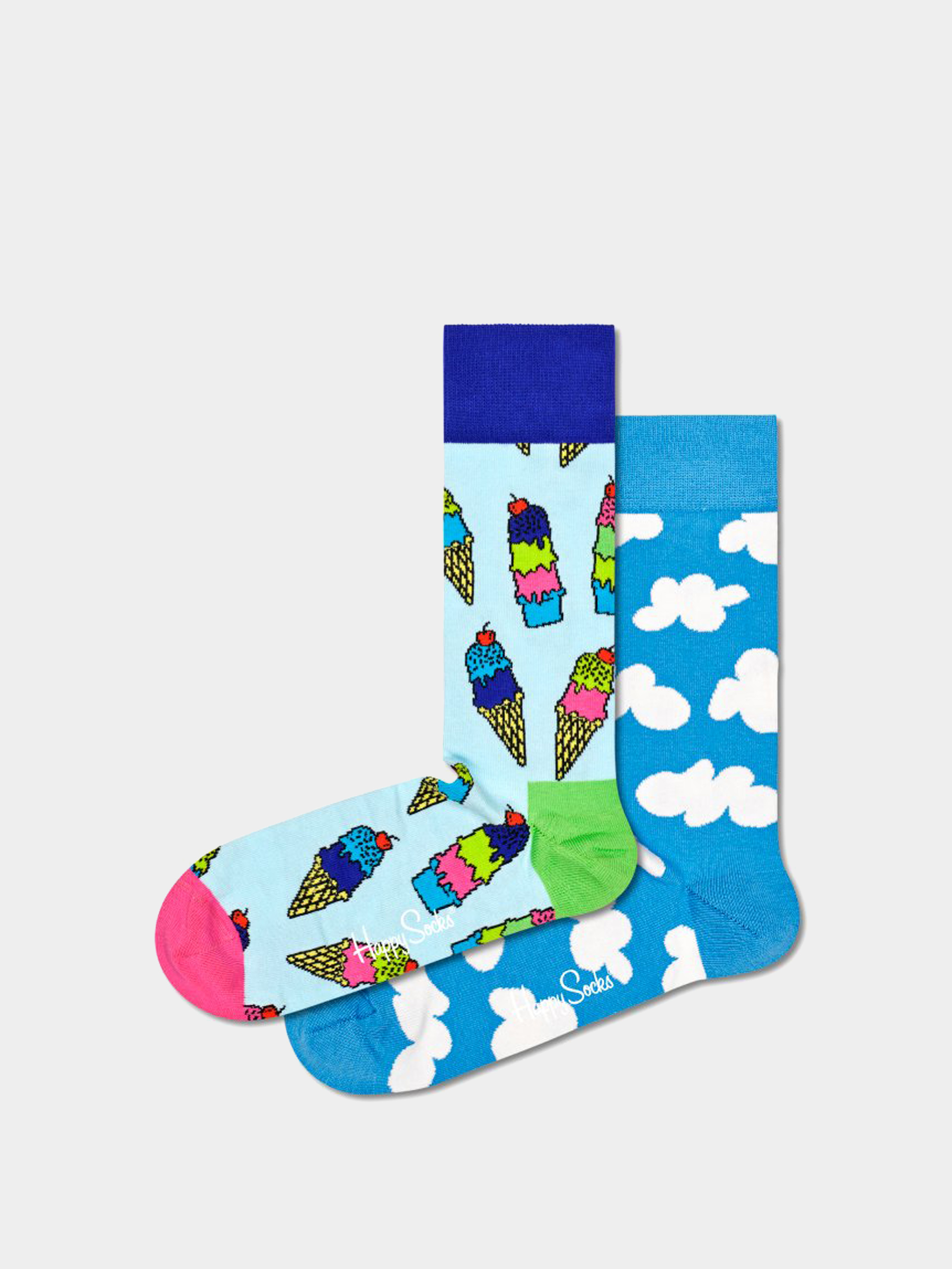 Happy Socks 2 Pack Sunny Day Gift Set Zokni (blue)