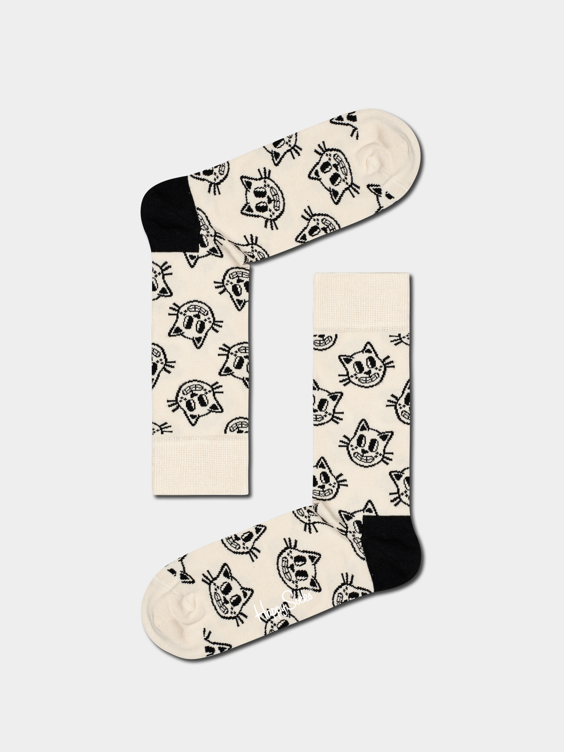 Happy Socks 2 Pack Pets Gift Set Zokni (black)